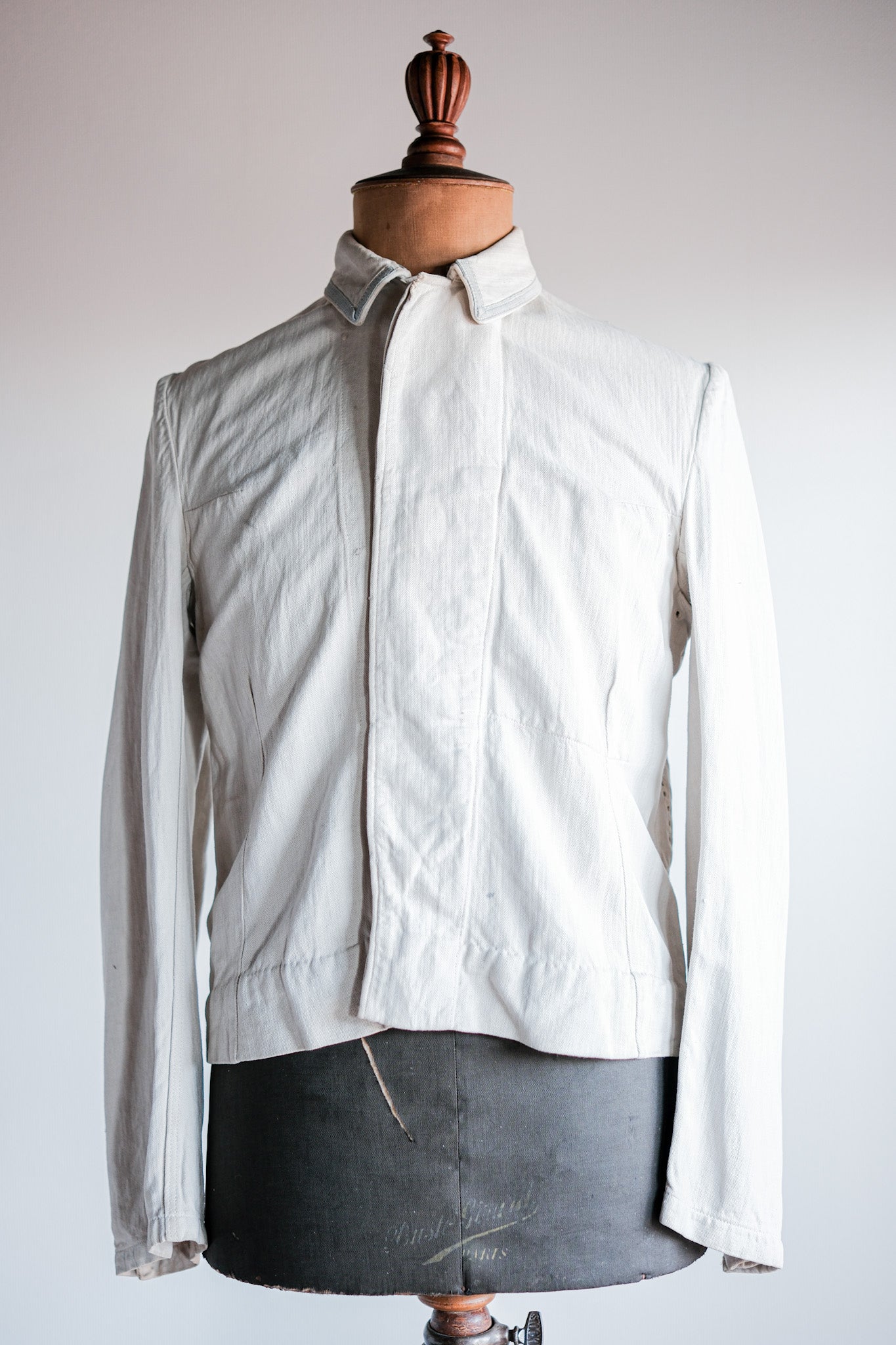 【~40's】German Air Force Drillich HBT Linen Jacket "Luftwaffe"