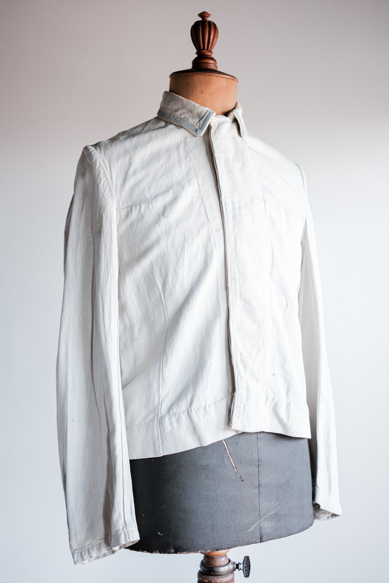 【~40's】German Air Force Drillich HBT Linen Jacket "Luftwaffe"