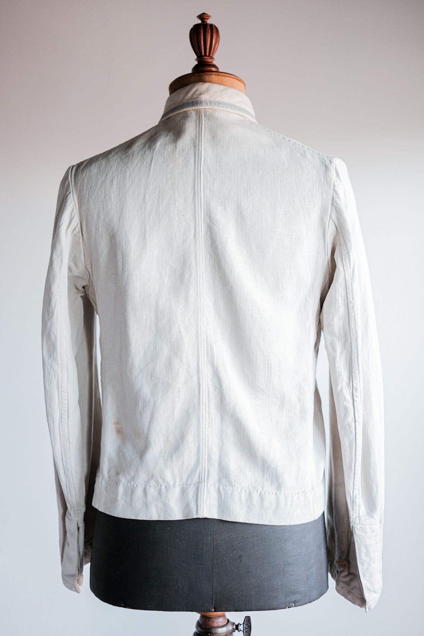 【~40's】German Air Force Drillich HBT Linen Jacket "Luftwaffe"