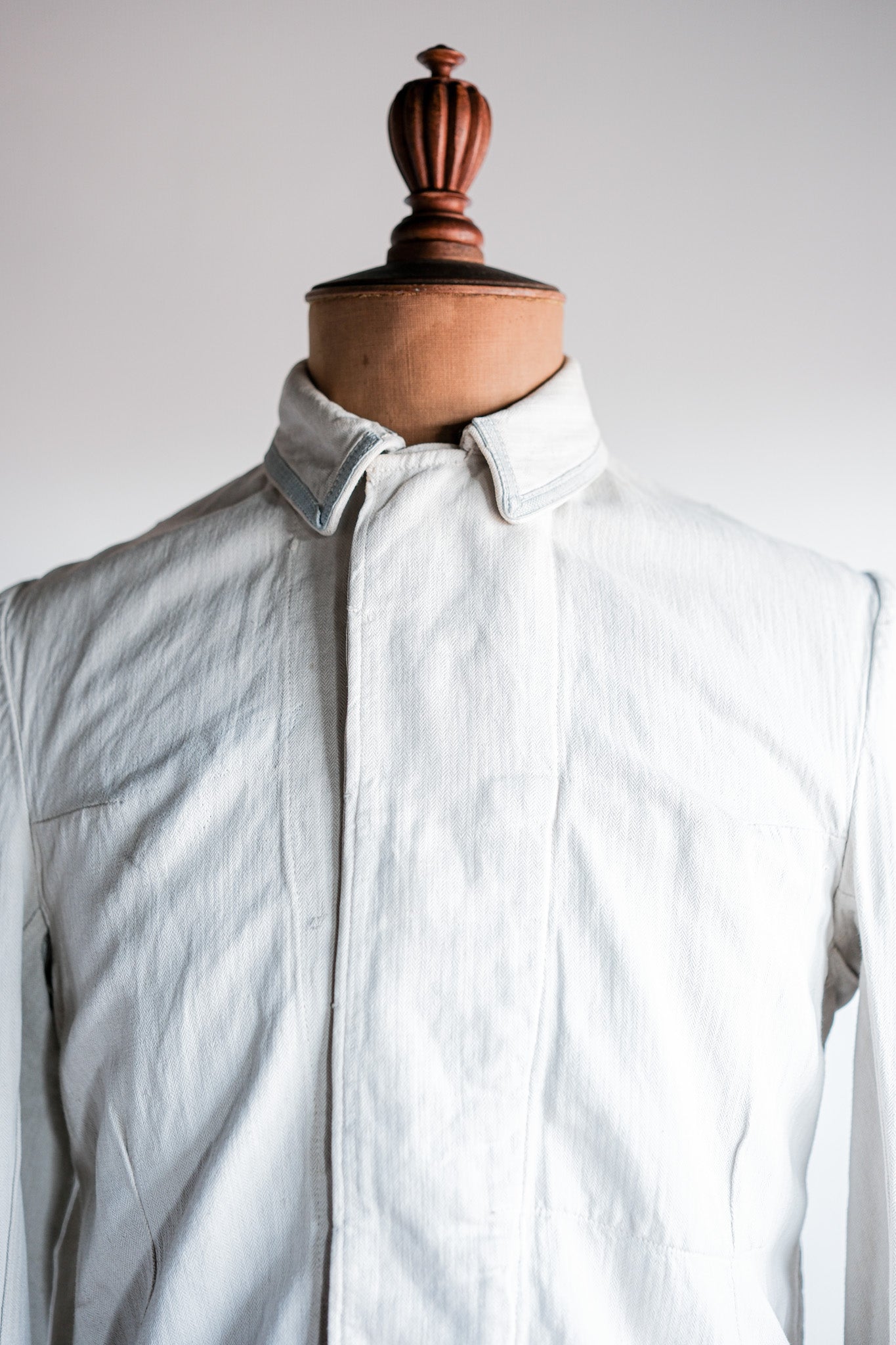 【~40's】German Air Force Drillich HBT Linen Jacket "Luftwaffe"