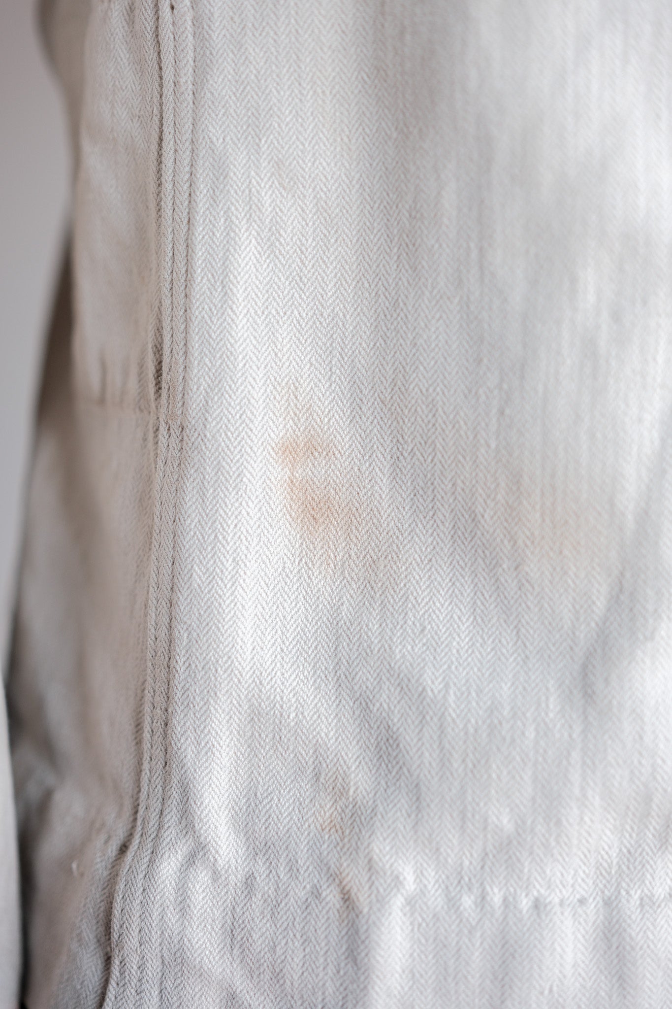 【~40's】German Air Force Drillich HBT Linen Jacket "Luftwaffe"