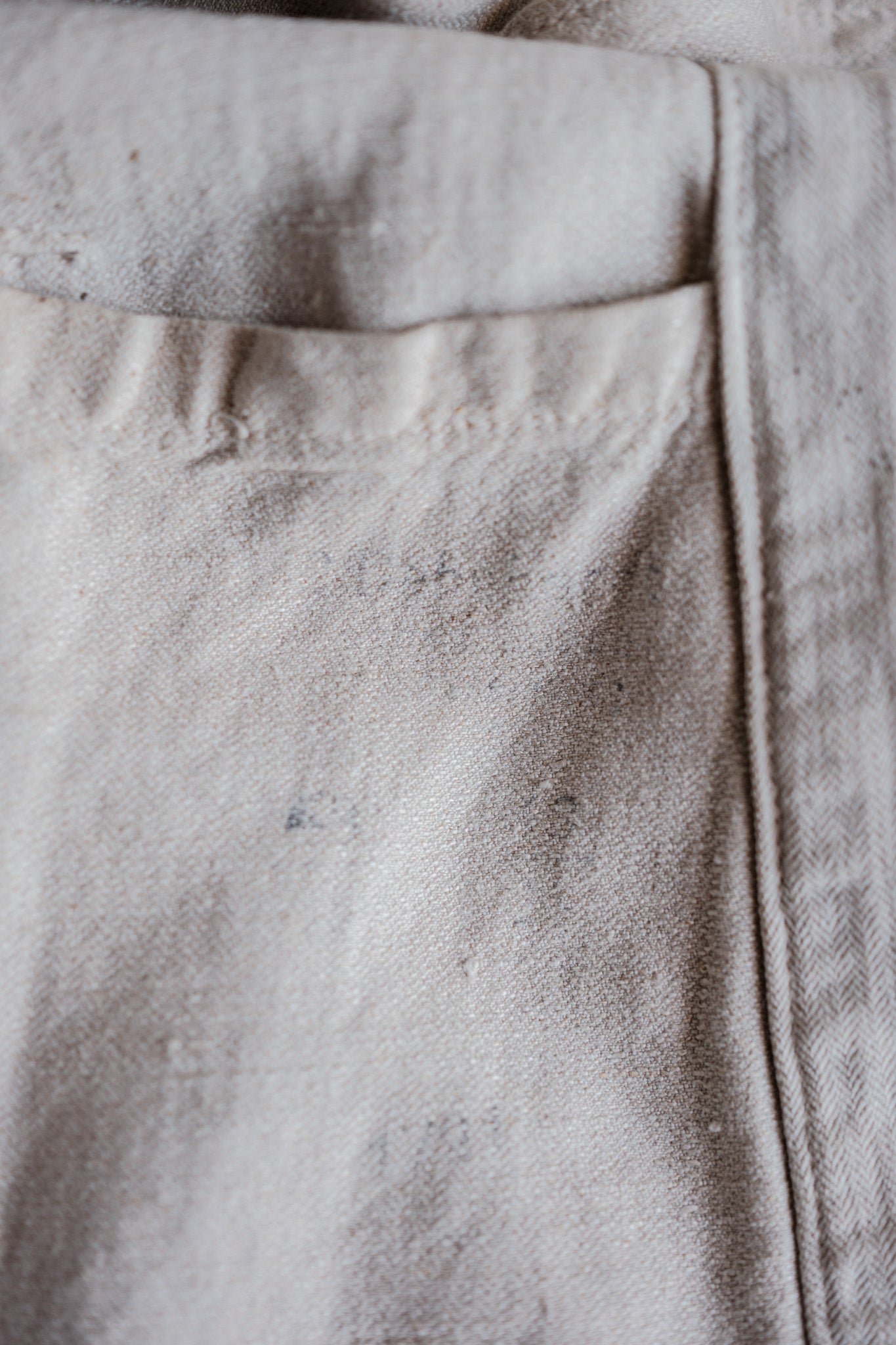 【~40's】German Air Force Drillich HBT Linen Jacket "Luftwaffe"