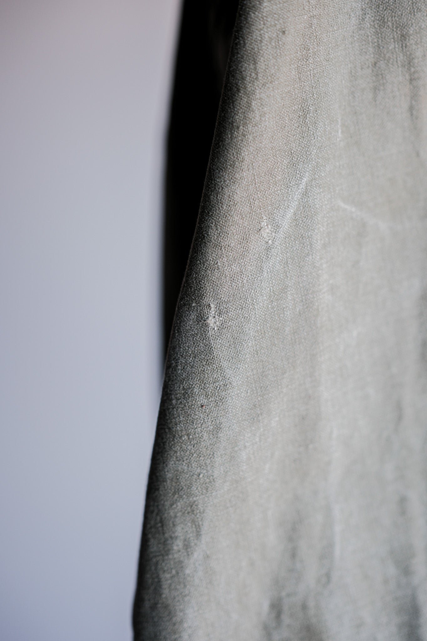 【~50's】German Vintage Green Cotton Work Coat