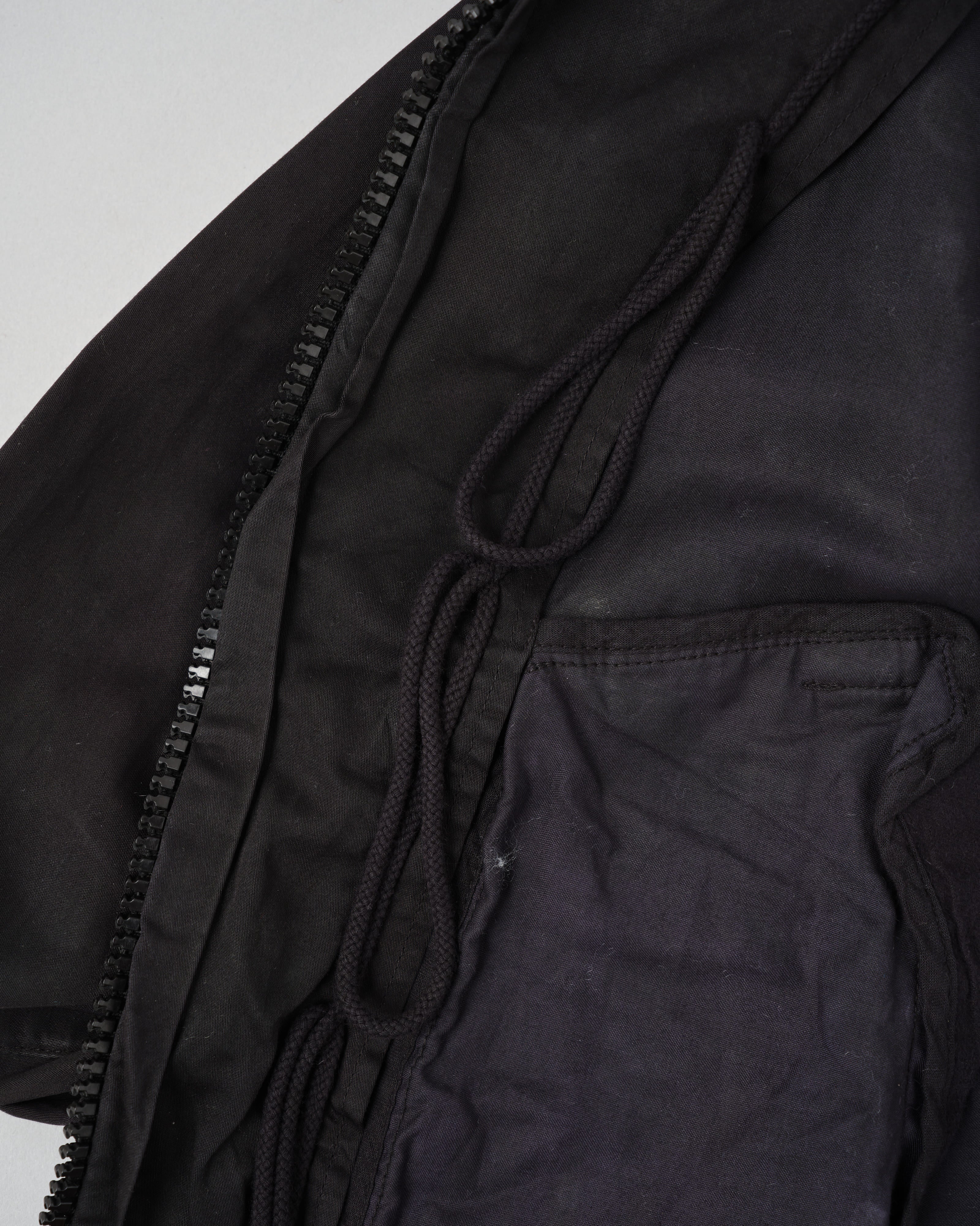 【06AW】เสื้อแจ็คเก็ตตัวสั้นมีฮู้ดผ้าฝ้าย Old STONE ISLAND Size.S "RASO GOMMATO"