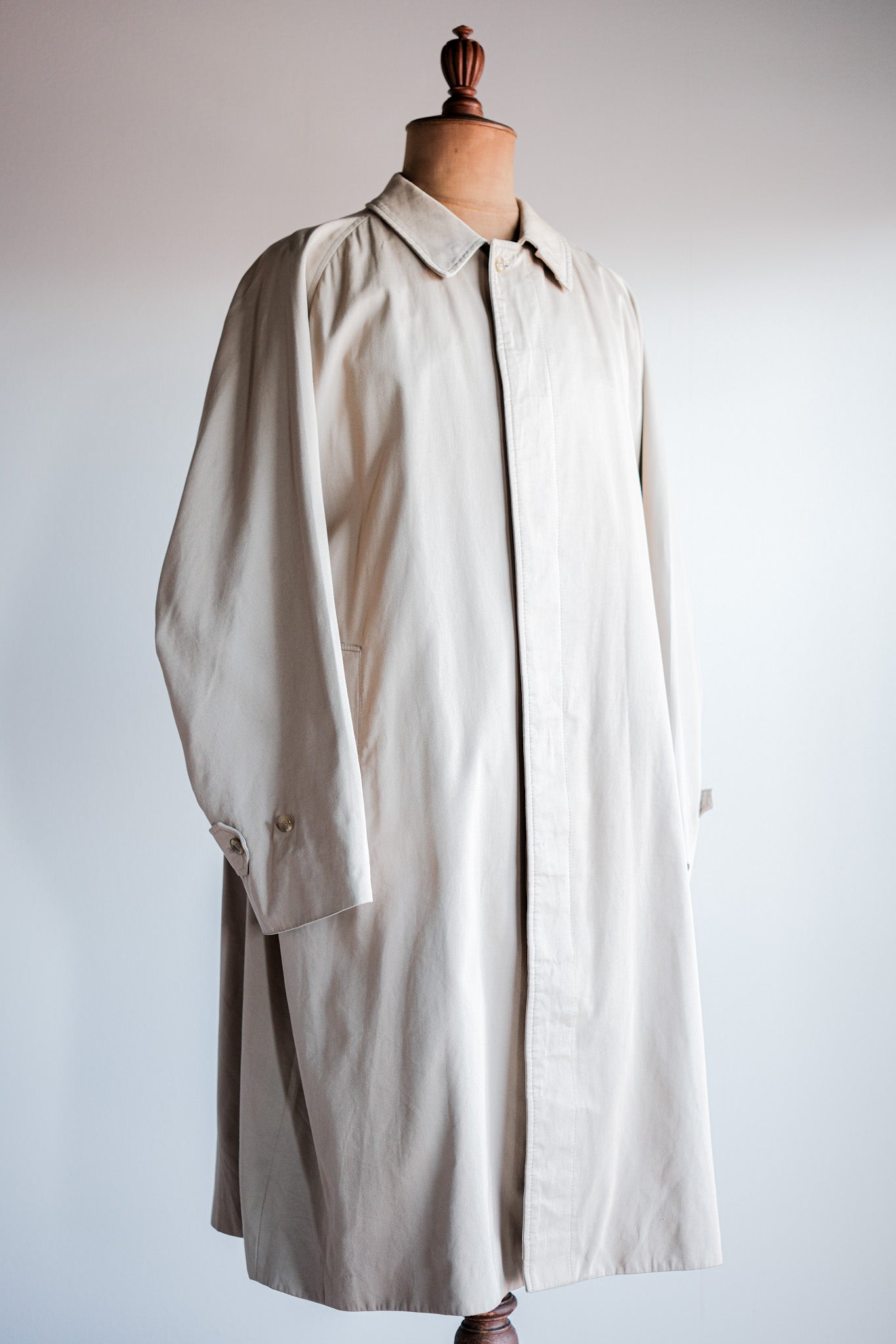 【~80’s】Vintage Grenfell Single Raglan Balmacaan Coat Size.42