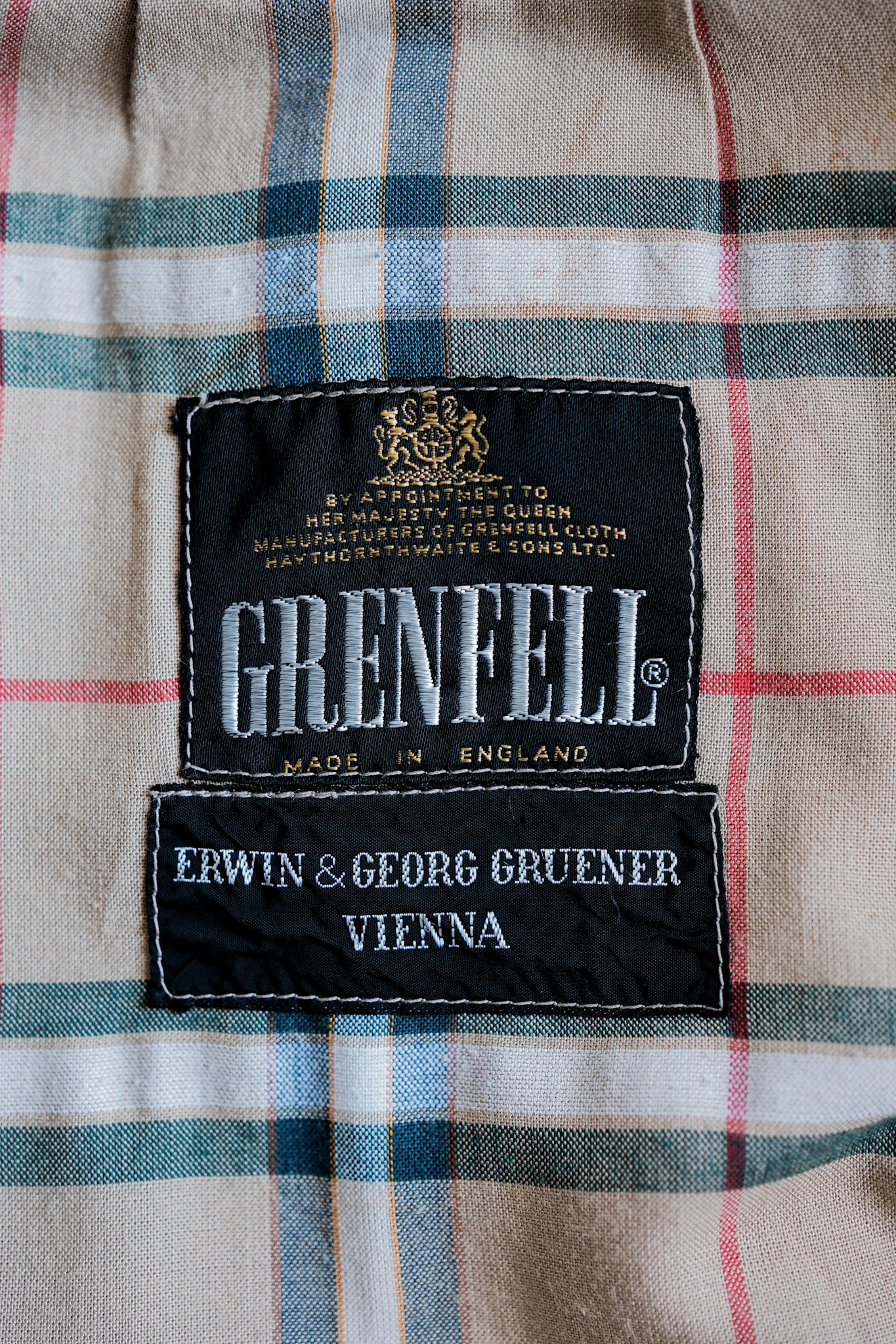 【~80’s】Vintage Grenfell Single Raglan Balmacaan Coat Size.42