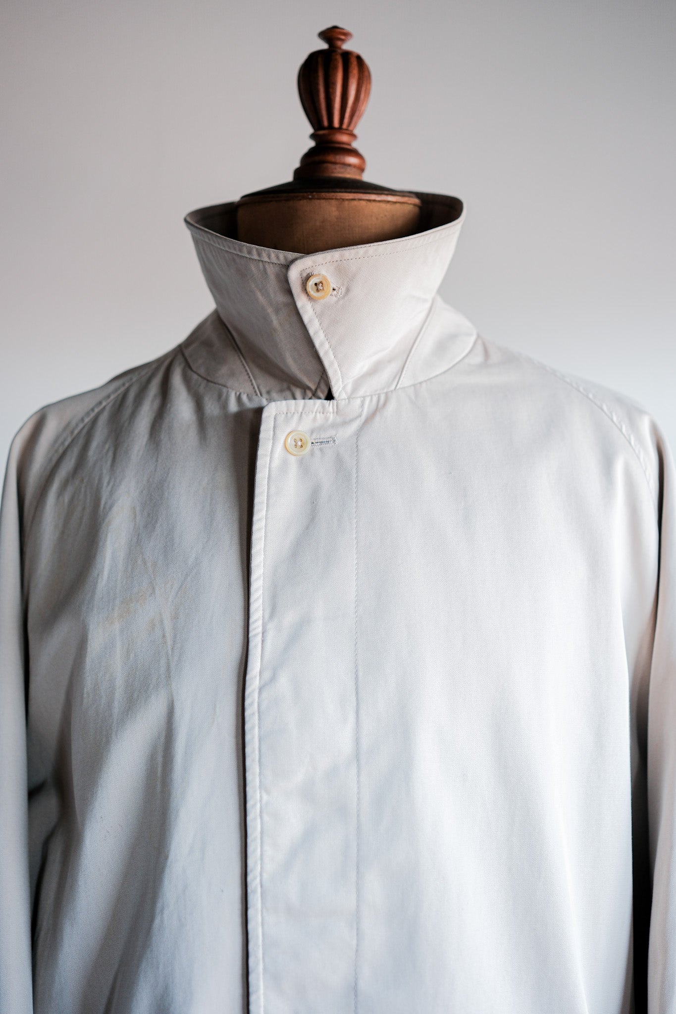 【~70's】Vintage Aquascutum Single Raglan Balmacaan Coat C100 Size.42REG "Aqua 5" "OLD ENGLAND PARIS 別注"