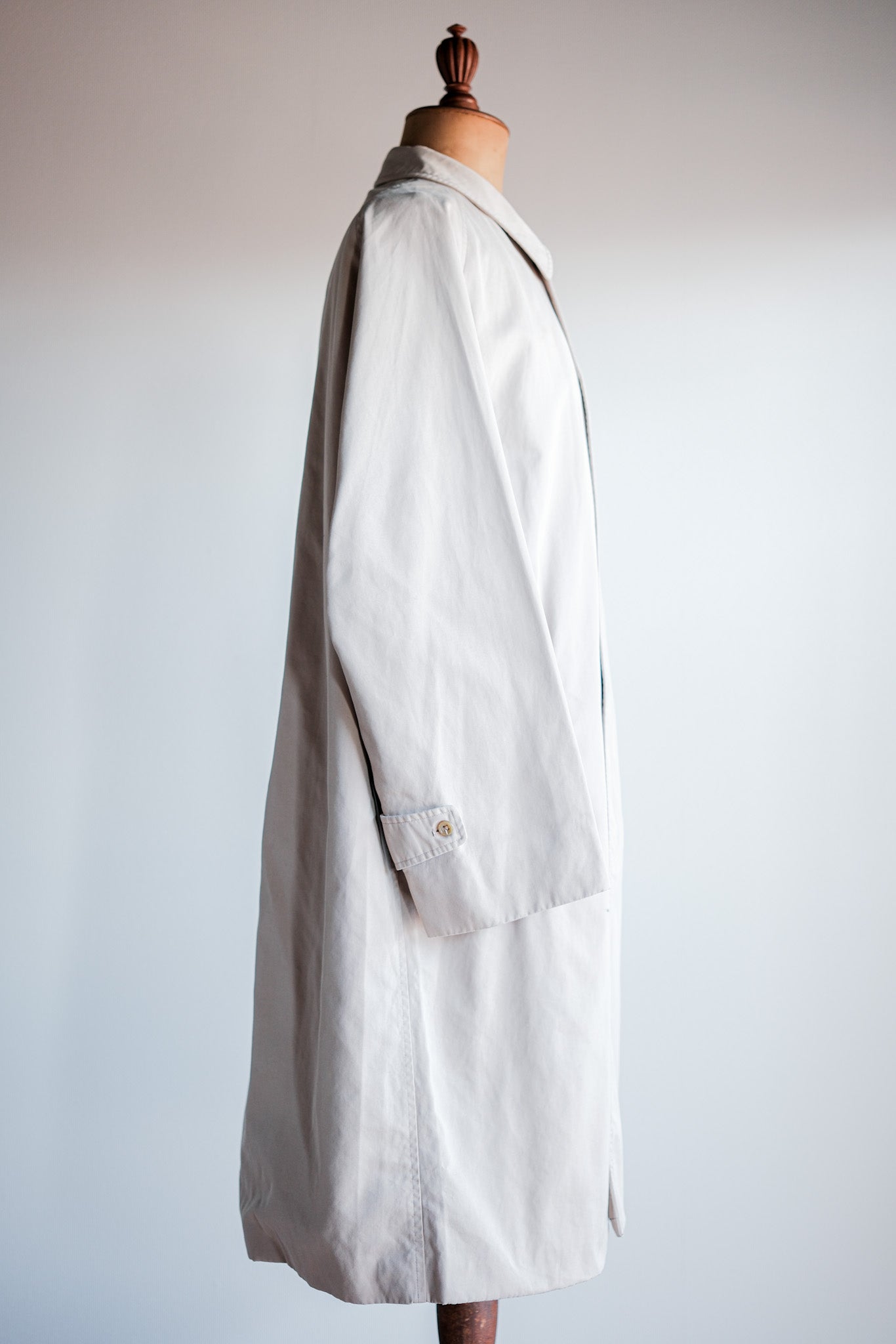 【~70's】Vintage Aquascutum Single Raglan Balmacaan Coat C100 Size.42REG "Aqua 5" "OLD ENGLAND PARIS 別注"