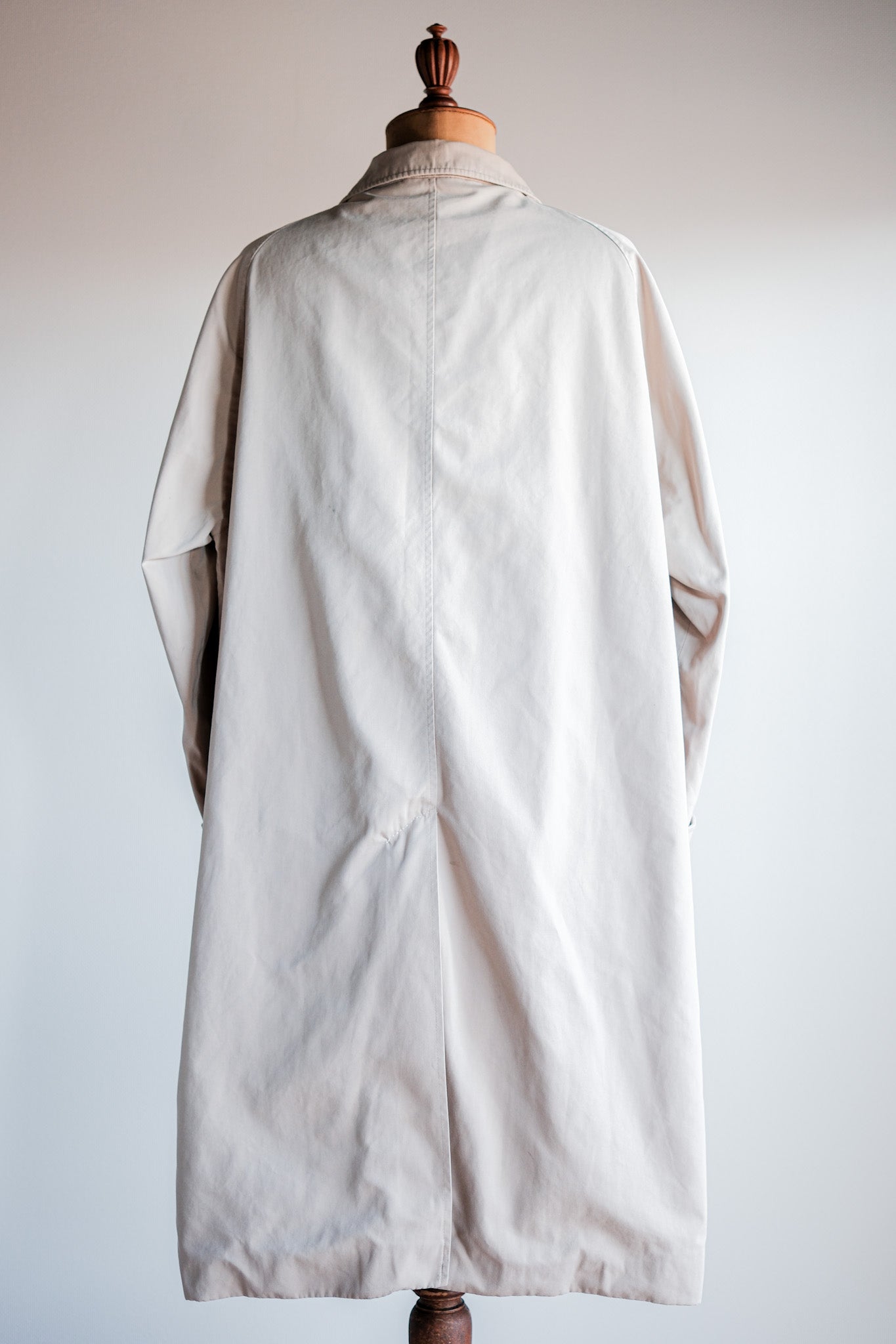 【~70's】Vintage Aquascutum Single Raglan Balmacaan Coat C100 Size.42REG "Aqua 5" "OLD ENGLAND PARIS 別注"