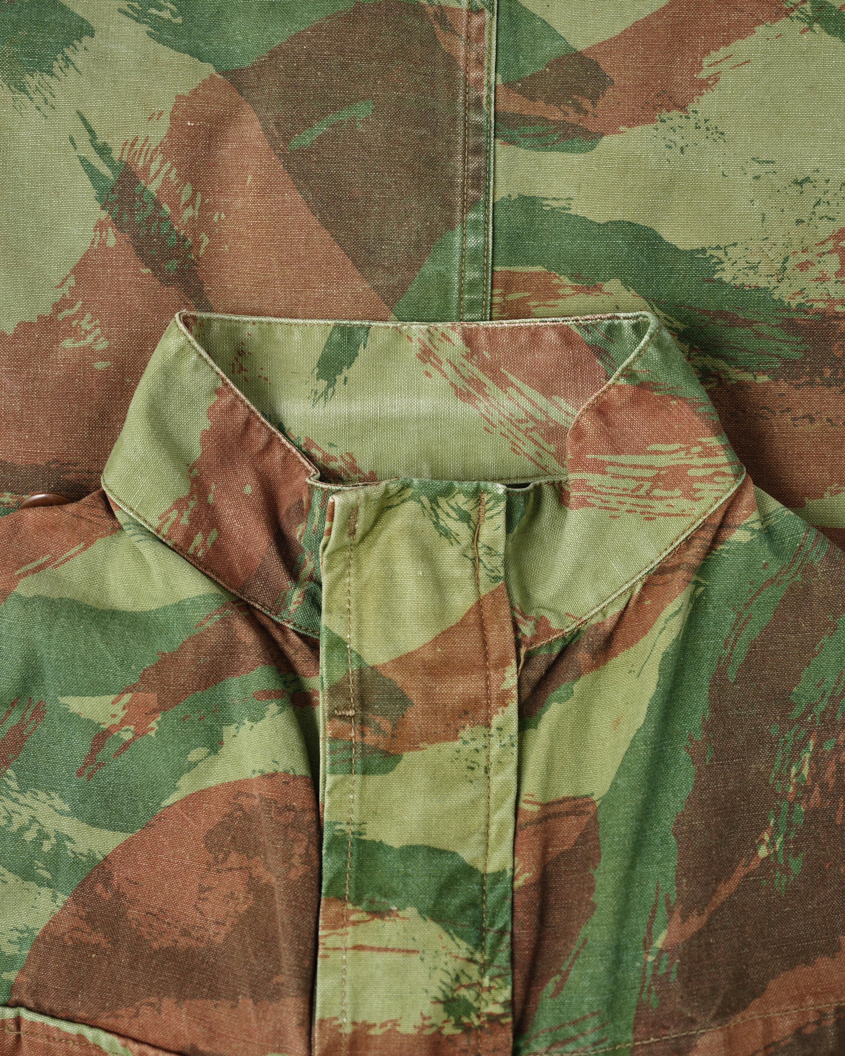 【~50's】French Army TAP47/54 Lizard Camouflage Paratrooper Jacket Size.32