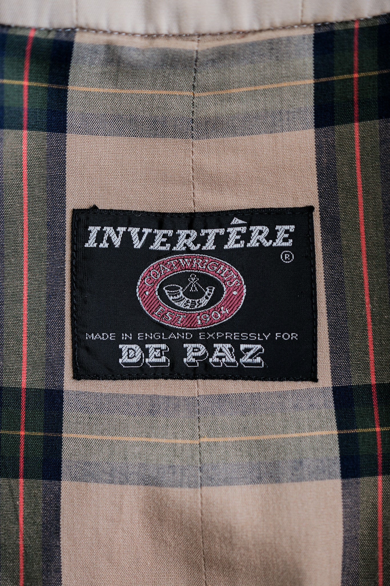 【~90's】Old INVERTERE Raglan Sleeve Balmacaan Coat C100 Size.42R "DE PAZ 別注"