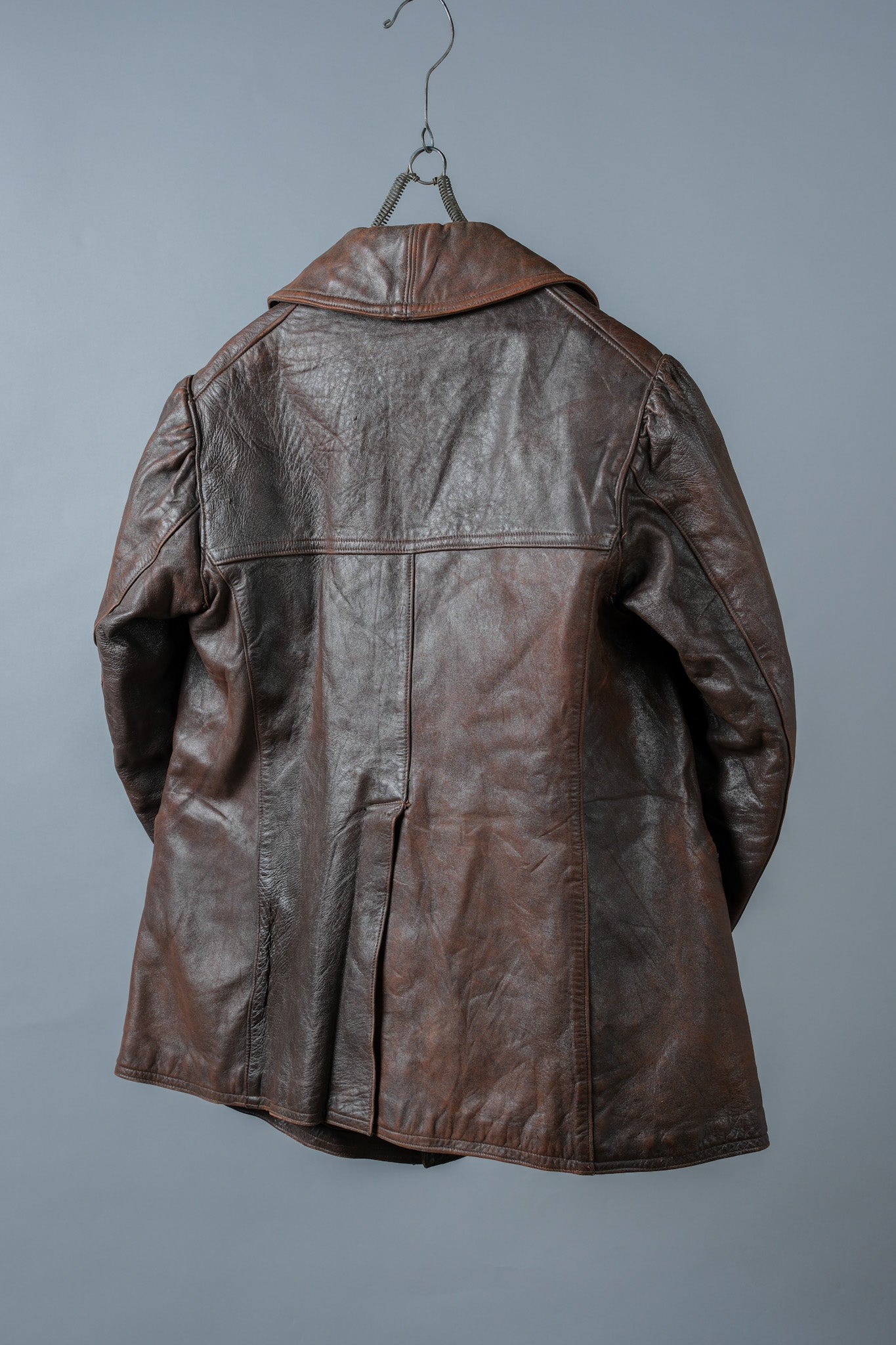 【~40's】WWⅡ French Army M35 Tank Crew Leather Jacket