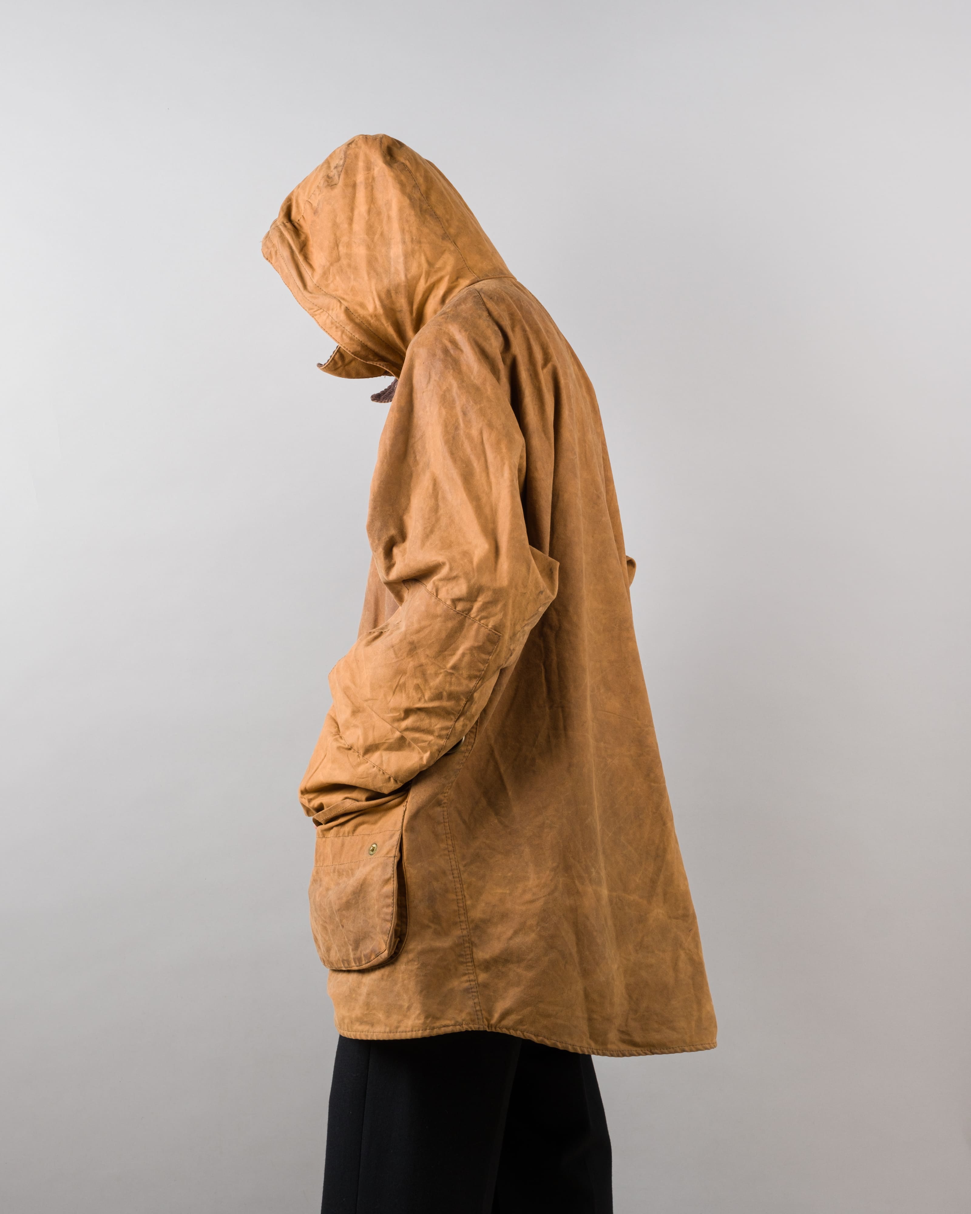 【~90’s】Vintage Barbour Waxed Cotton Smock Jacket "LONGSHOREMAN" 3 Crest
