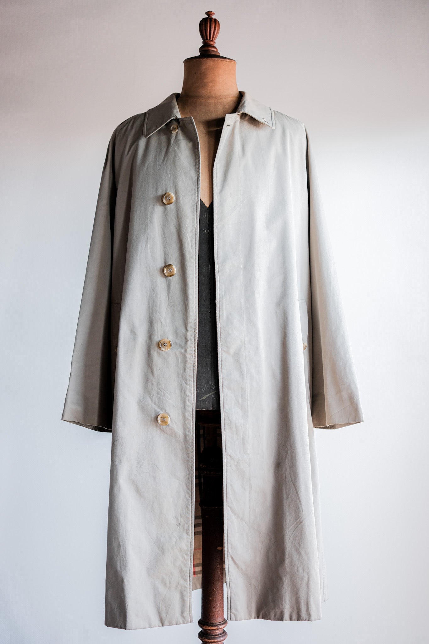 【~80's】Vintage Burberrys Single Raglan Balmacaan Coat C100 Size.48REG "AL DUCA D'AOSTA 別注"