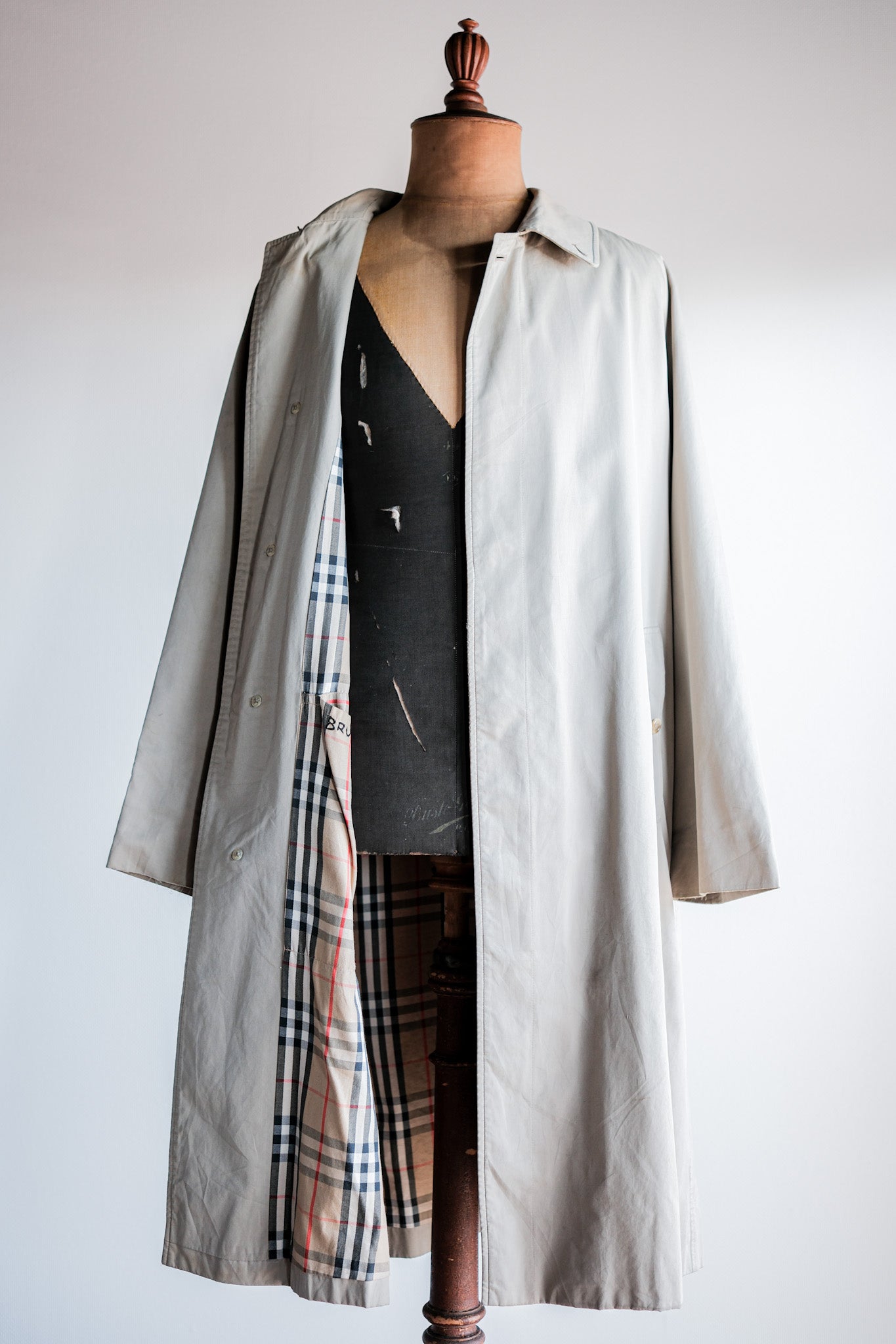 【~80's】Vintage Burberrys Single Raglan Balmacaan Coat C100 Size.48REG "AL DUCA D'AOSTA 別注"