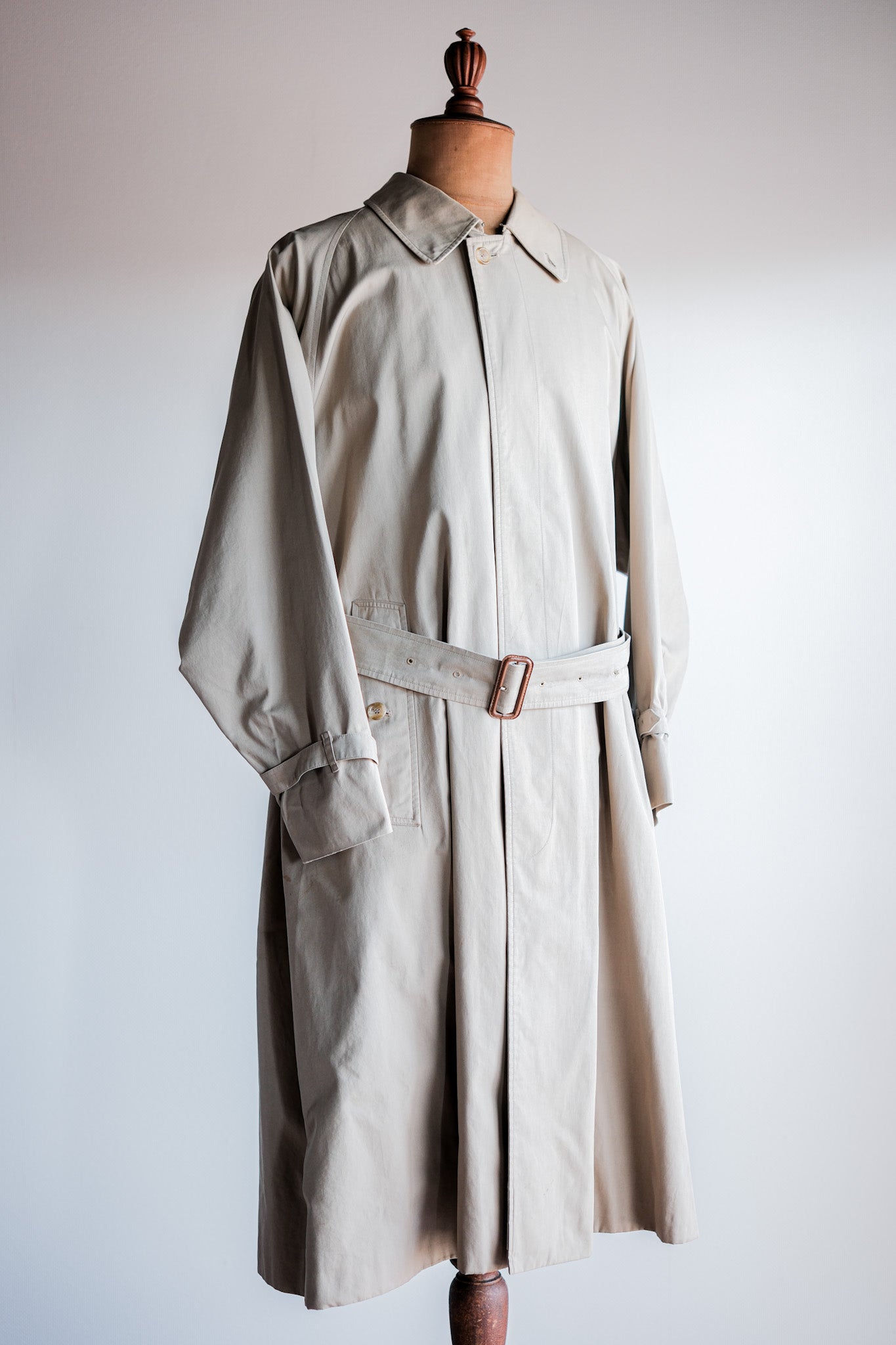 【~80's】Vintage Burberrys Single Raglan Rider Coat C100 Size.50R