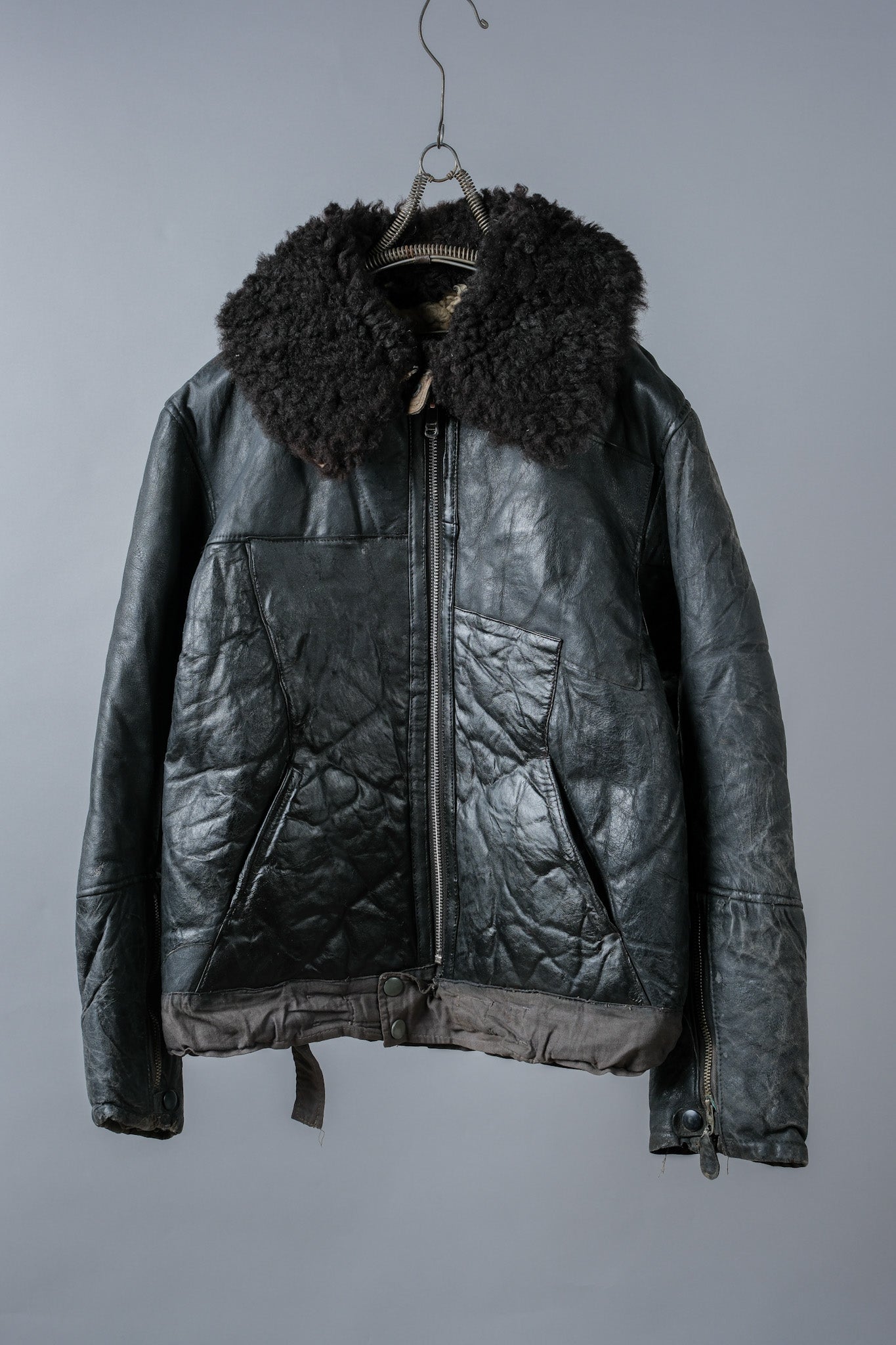 【~40's】WWⅡ German Air Force Winter Flight Jacket "Luftwaffe"