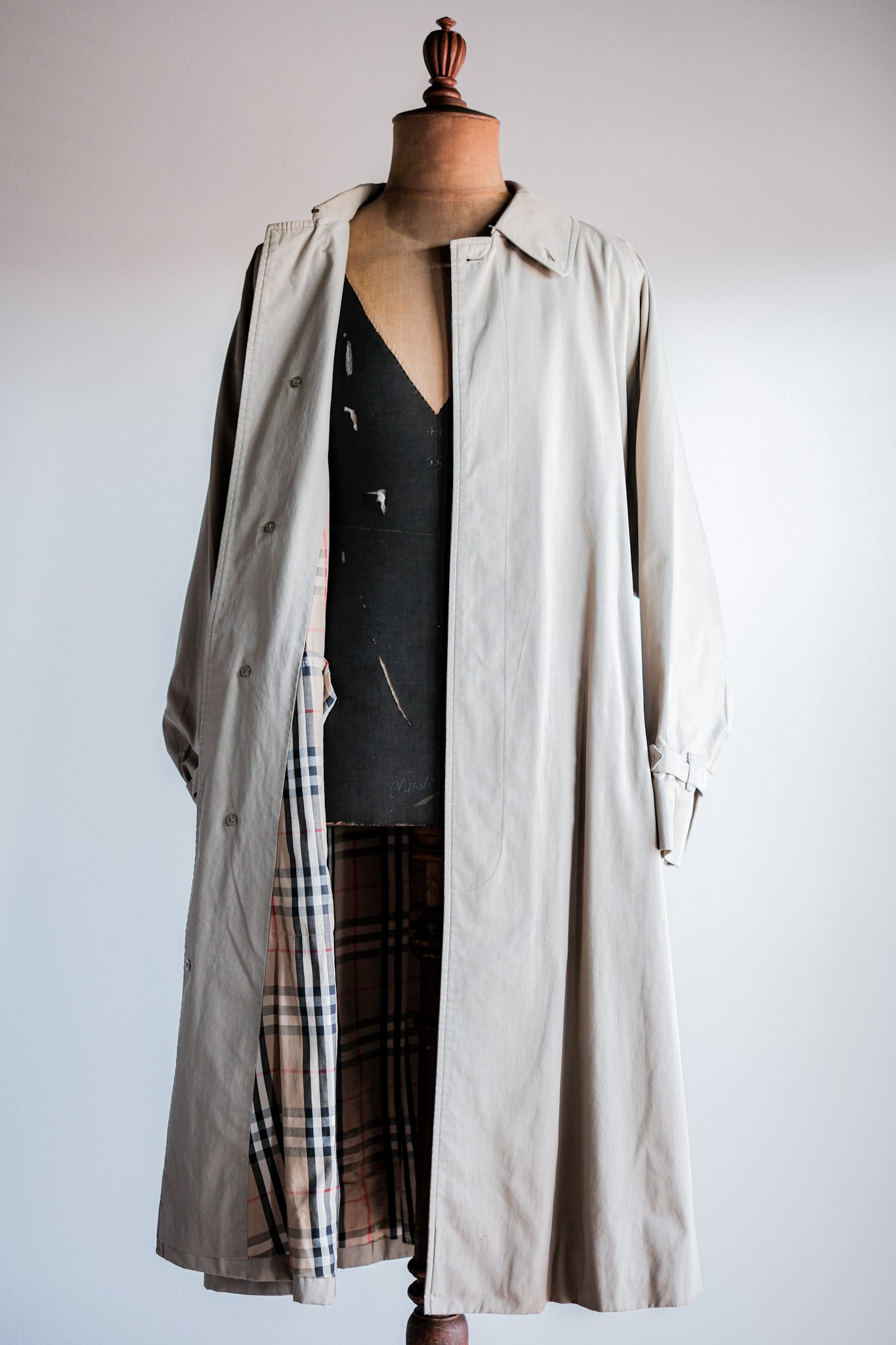 【~80's】Vintage Burberrys Single Raglan Rider Coat C100 Size.50R