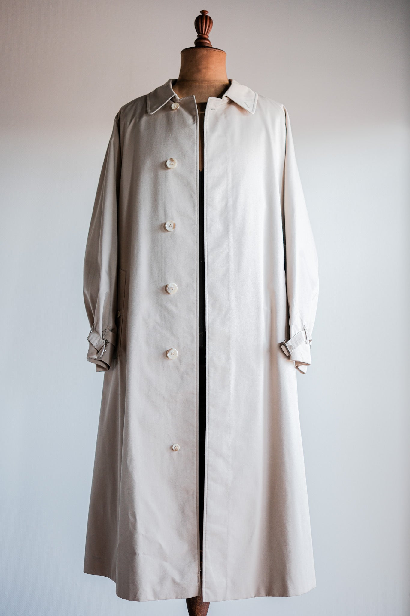 【~80's】Vintage Burberrys Single Raglan Rider Coat Size.52RL