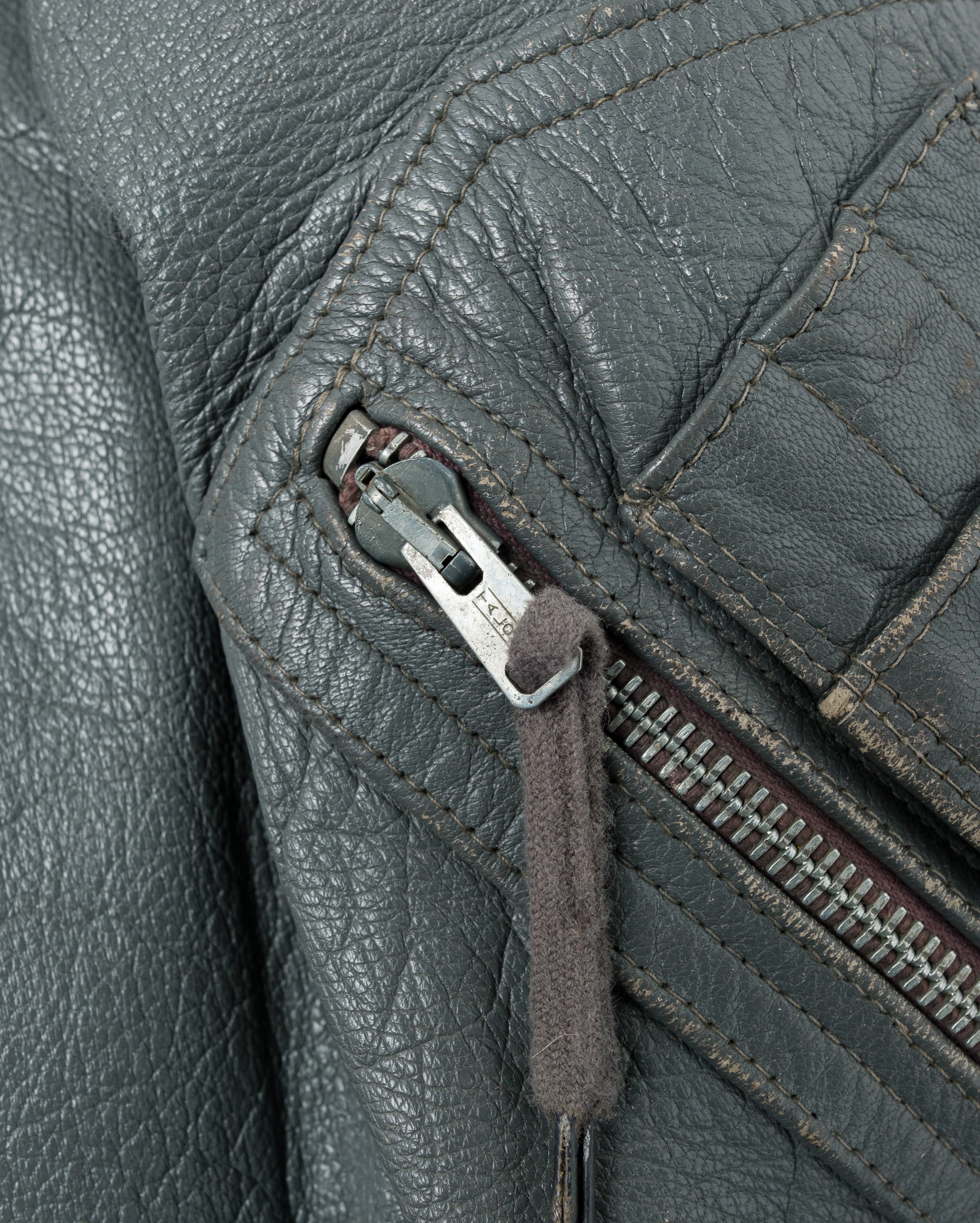 【~80’s】West German Air Force Pilot Leather Jacket Size.182/96