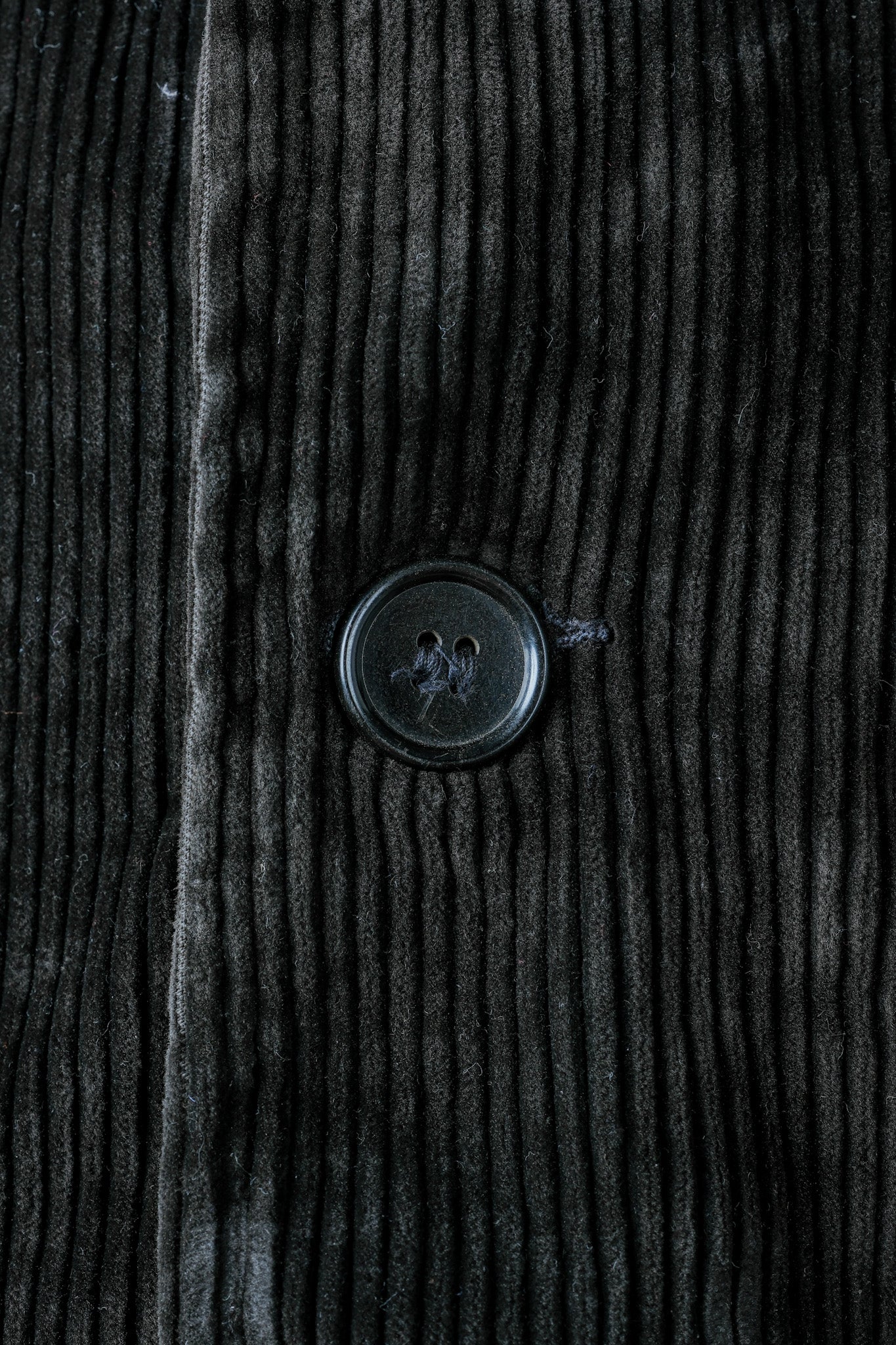 【~40's】French Vintage Dark Brown Corduroy Work Jacket Size.46 "Adolphe Lafont"