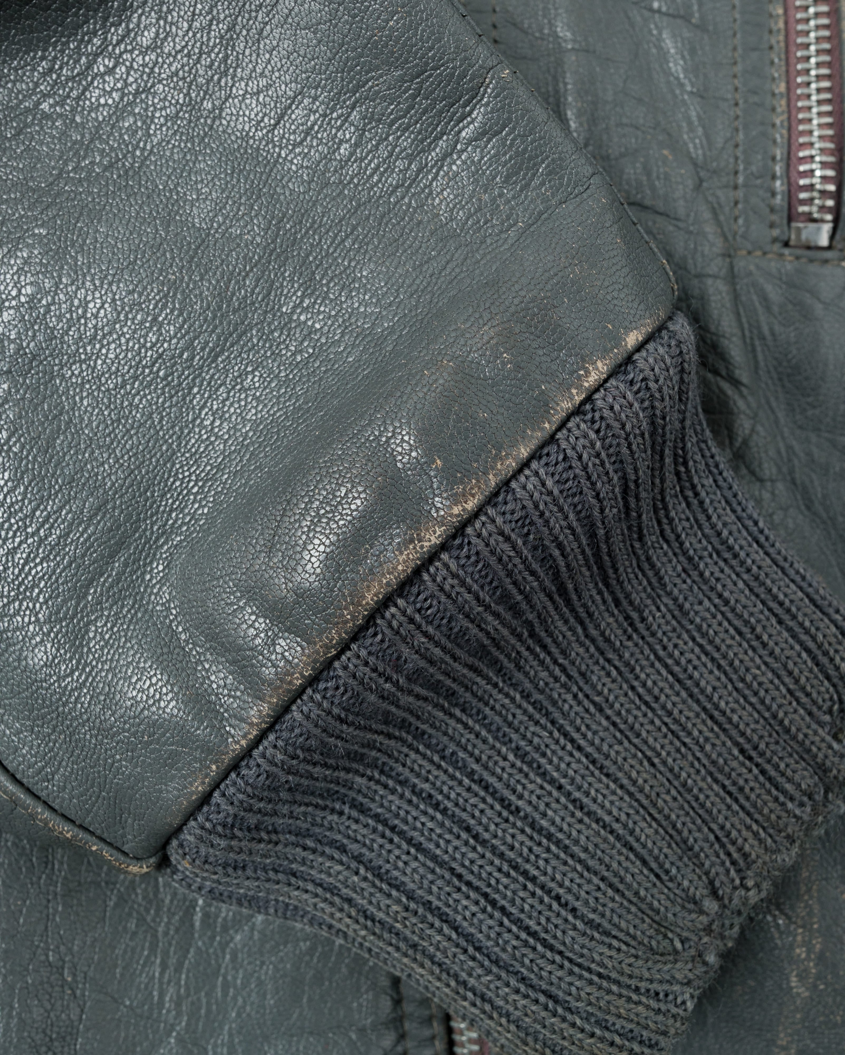 【~80’s】West German Air Force Pilot Leather Jacket Size.182/96