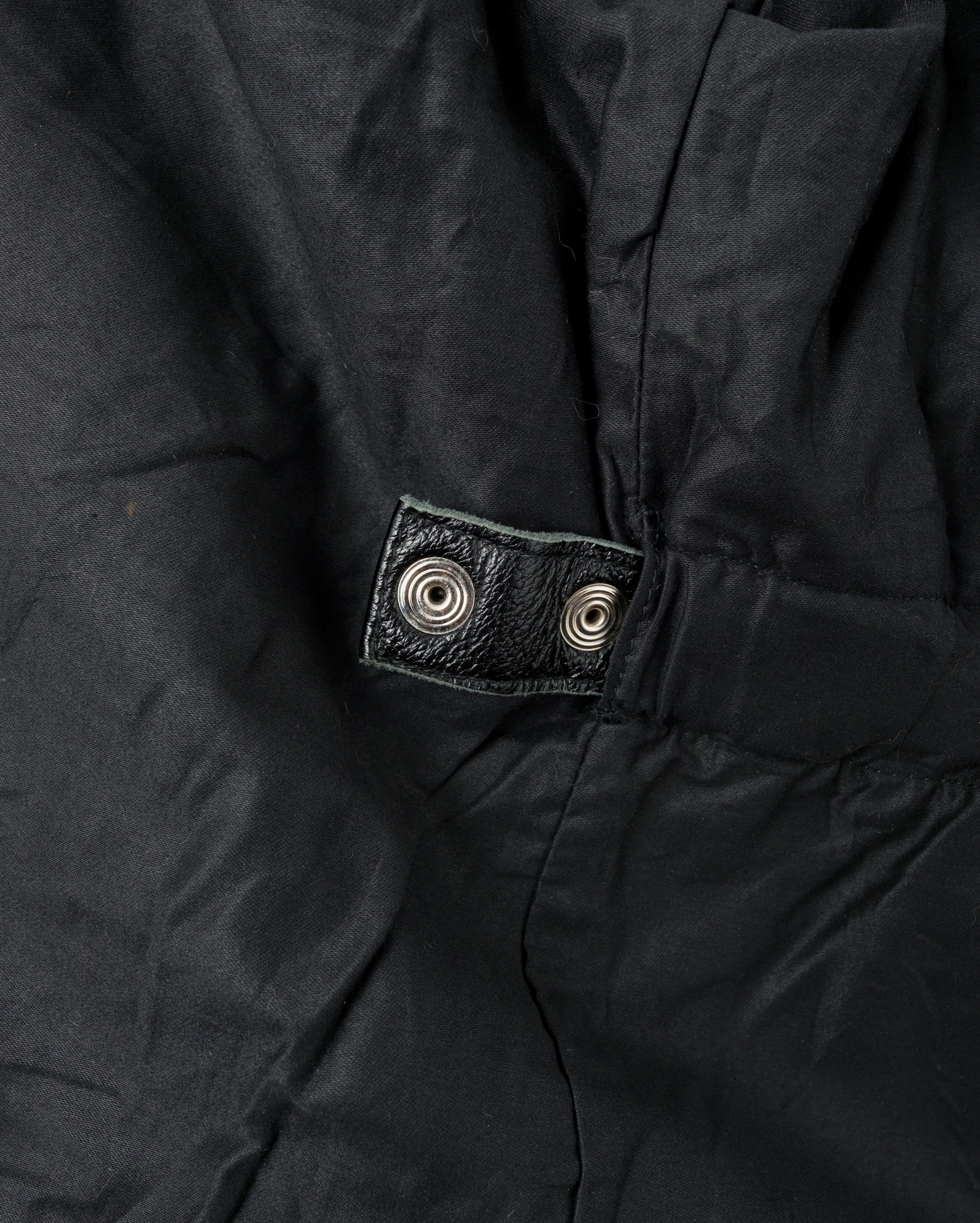 【~60’s】Italian Army Motorcycle Leather Jacket Size.2