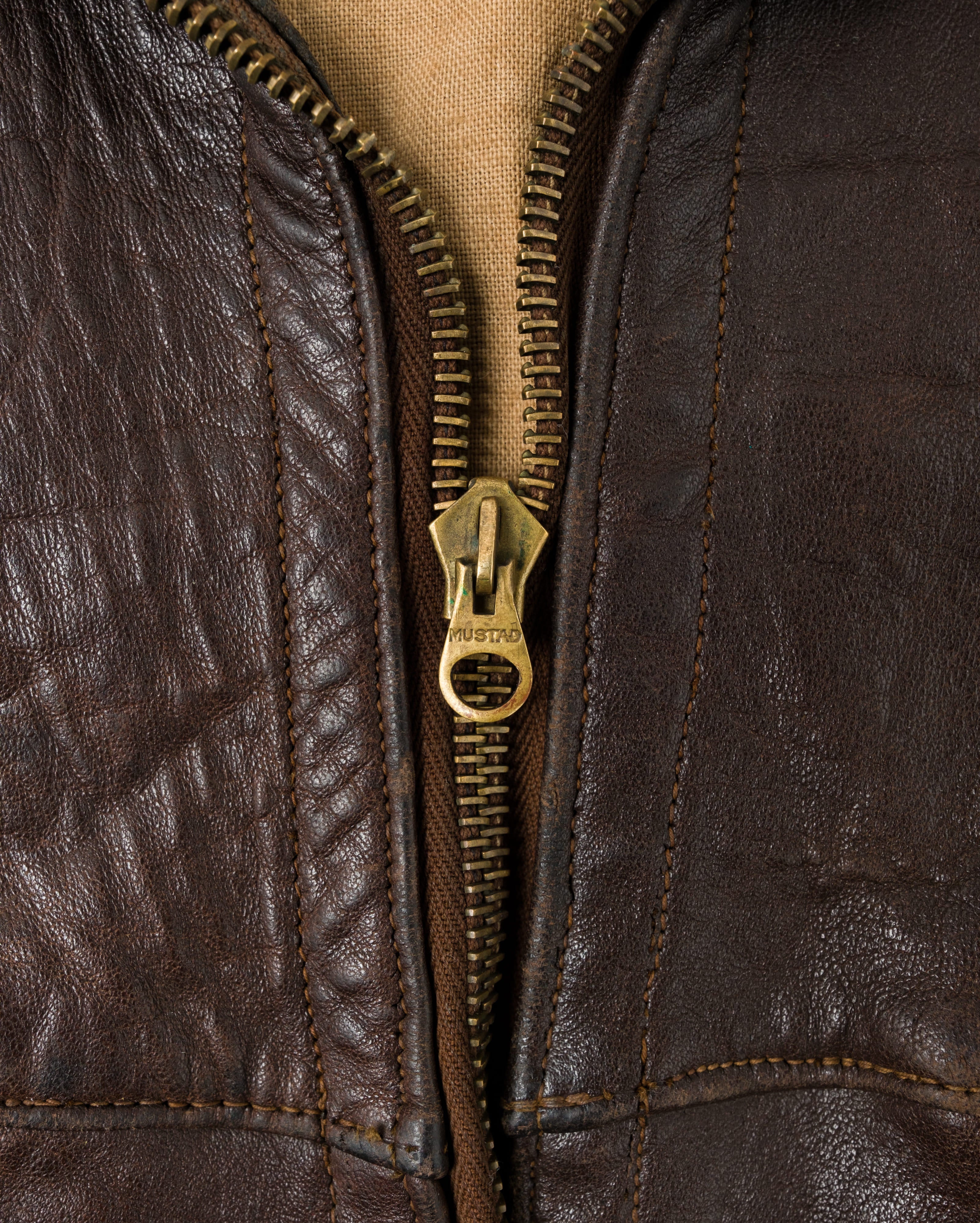 【~40's】Europe Vintage Leather Flight Jacket