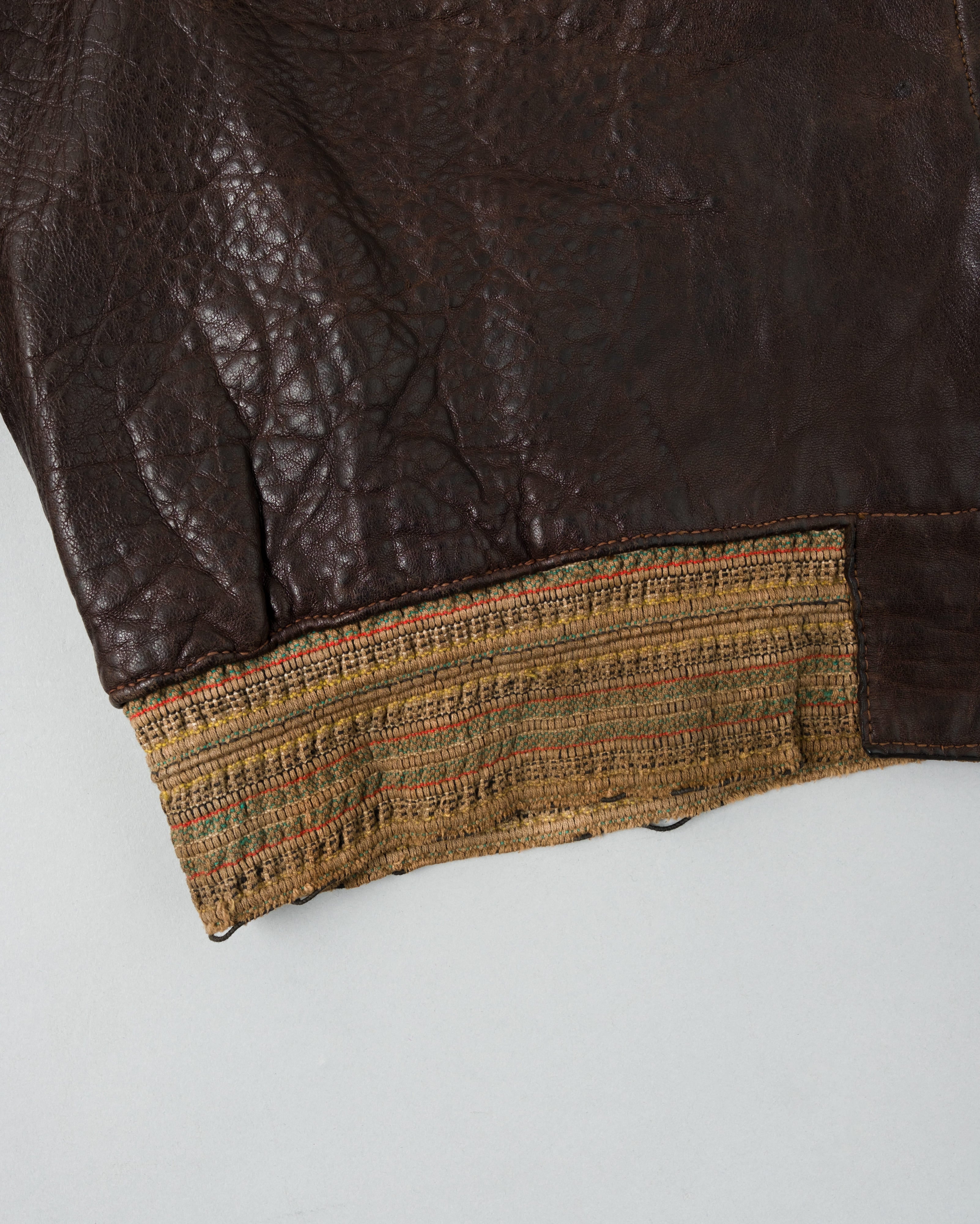 【~40's】Europe Vintage Leather Flight Jacket