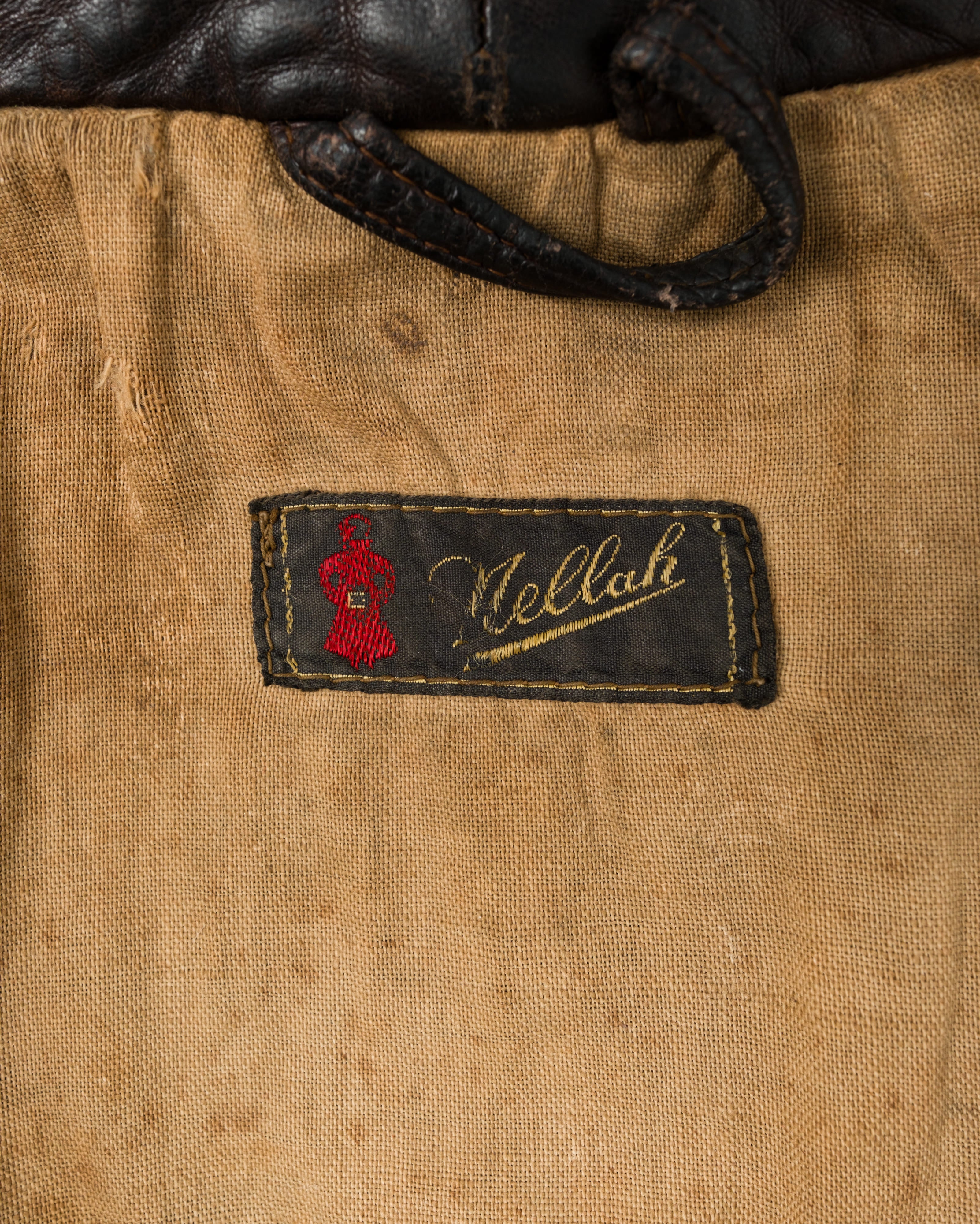 【~40's】Europe Vintage Leather Flight Jacket