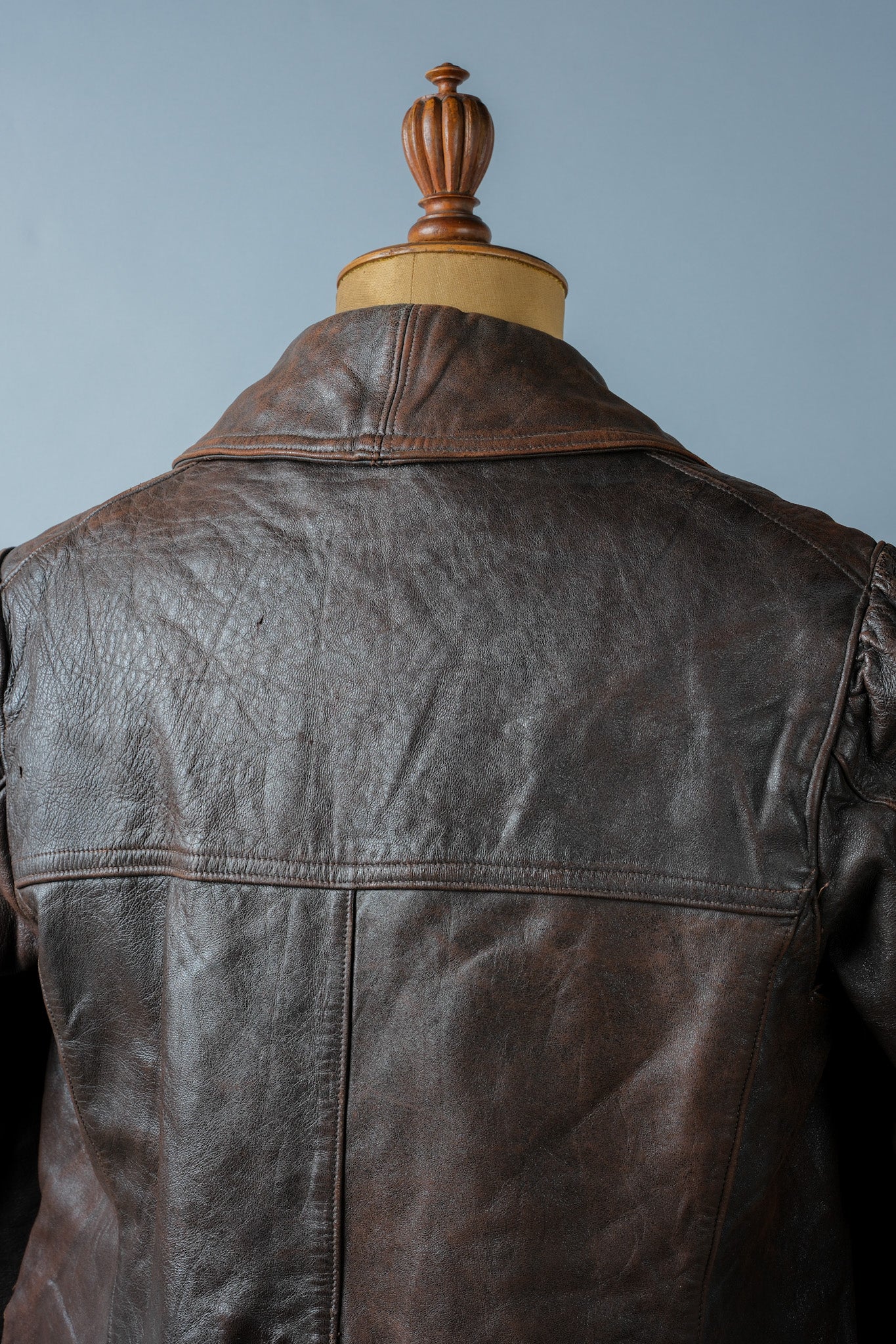 【~40's】WWⅡ French Army M35 Tank Crew Leather Jacket