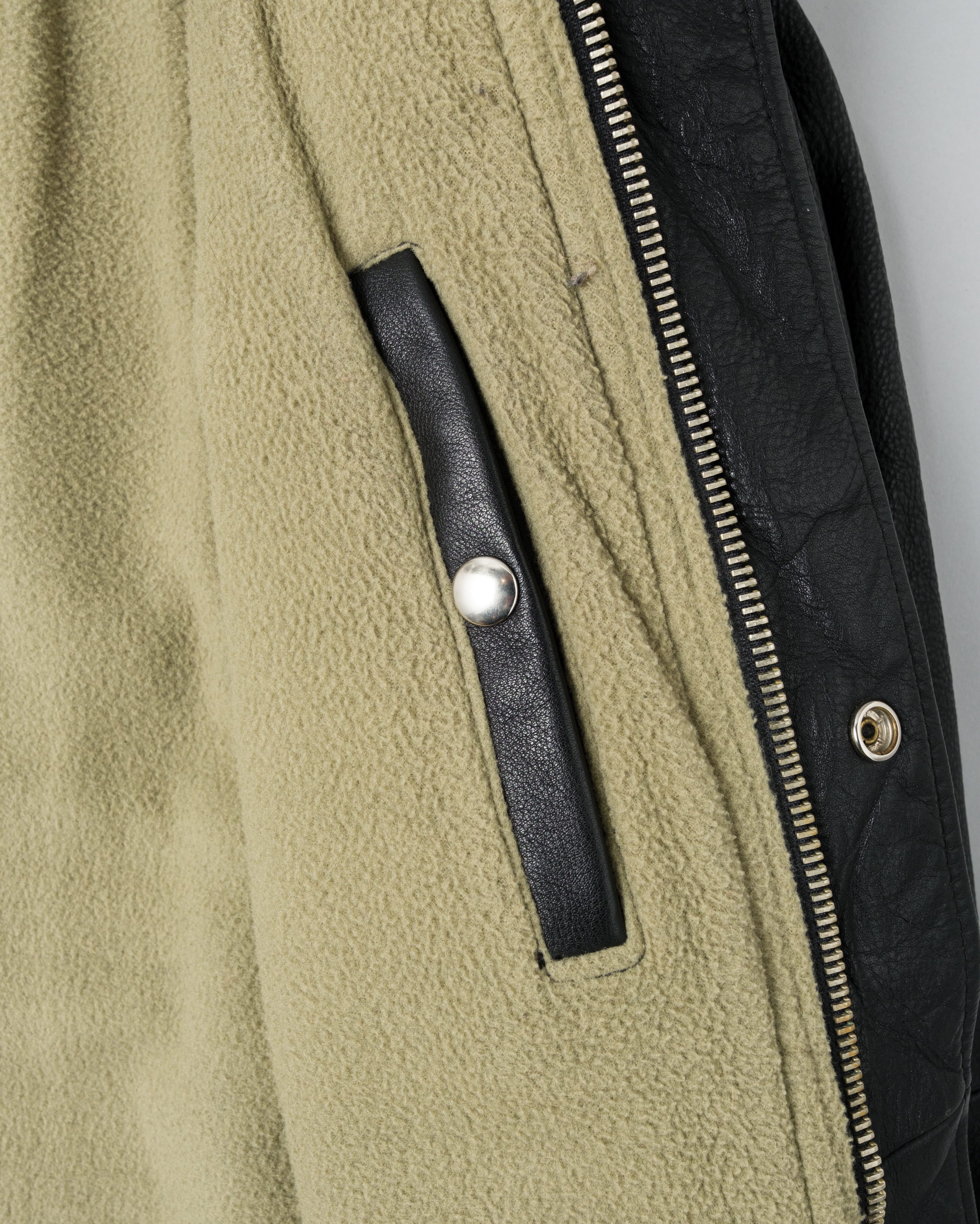 【~90's】Old BONEVILLE Raglan Sleeve D-pocket Leather Jacket