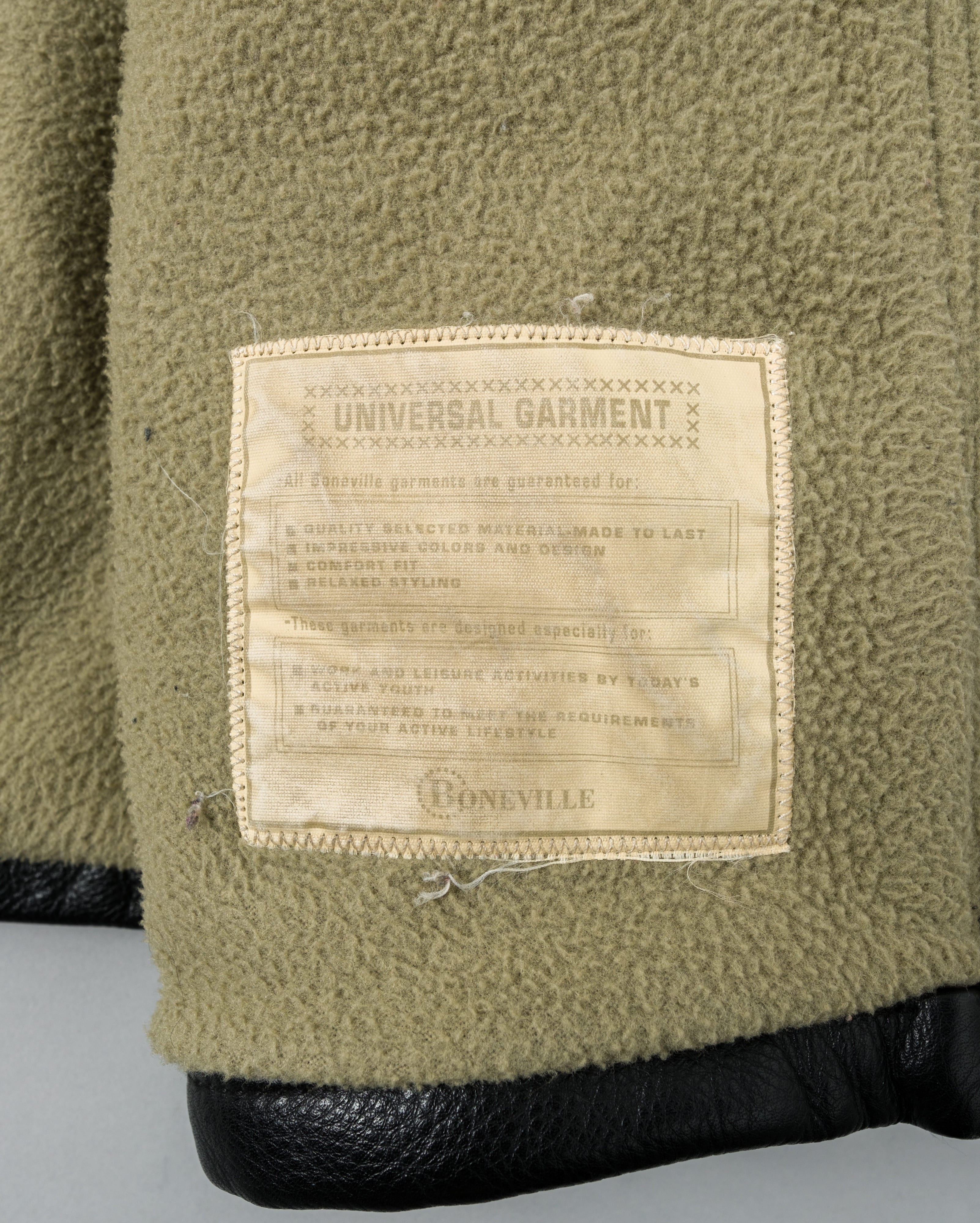 【~90's】Old BONEVILLE Raglan Sleeve D-pocket Leather Jacket