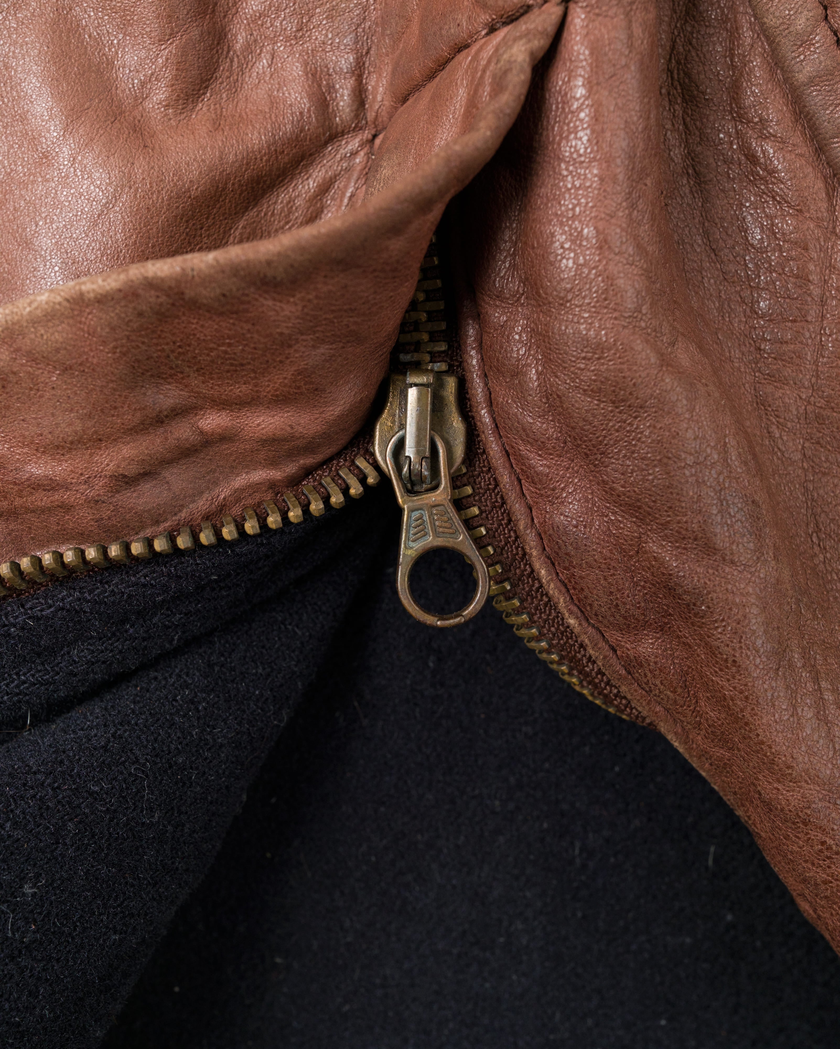 【87AW】Old C.P.Company Brown Leather 4 Pockets Jacket Size.48