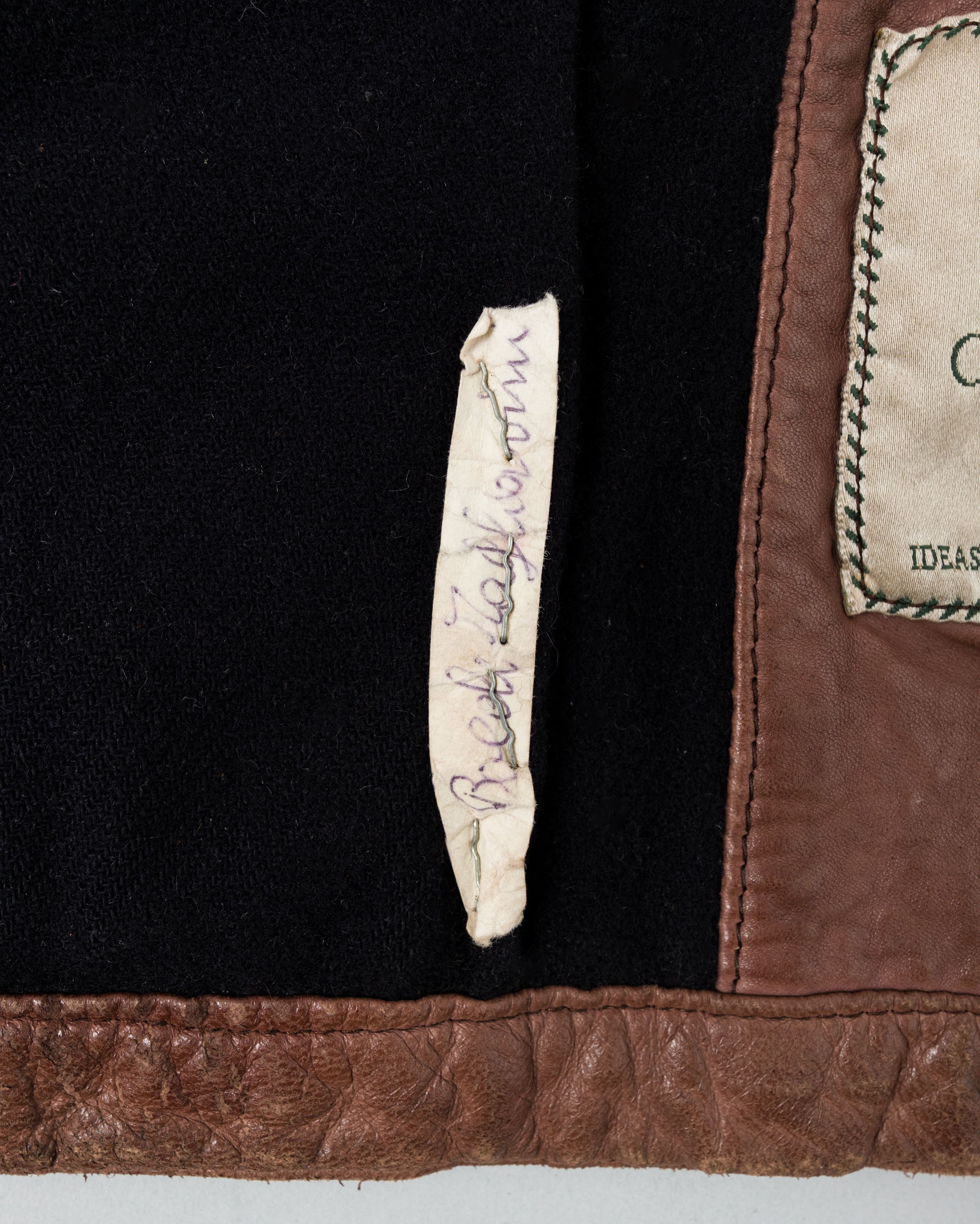 【87AW】Old C.P.Company Brown Leather 4 Pockets Jacket Size.48