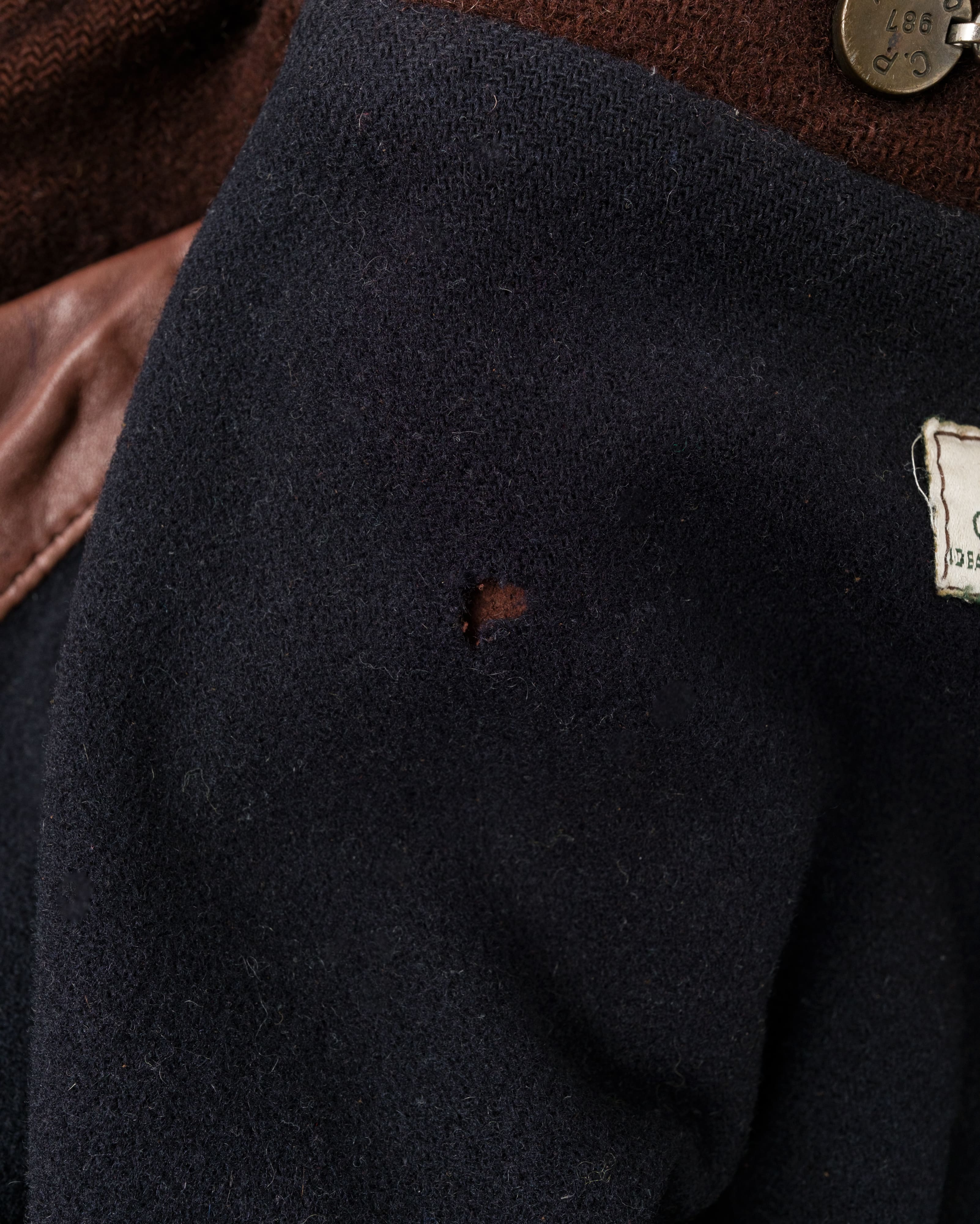 【87AW】Old C.P.Company Brown Leather 4 Pockets Jacket Size.48