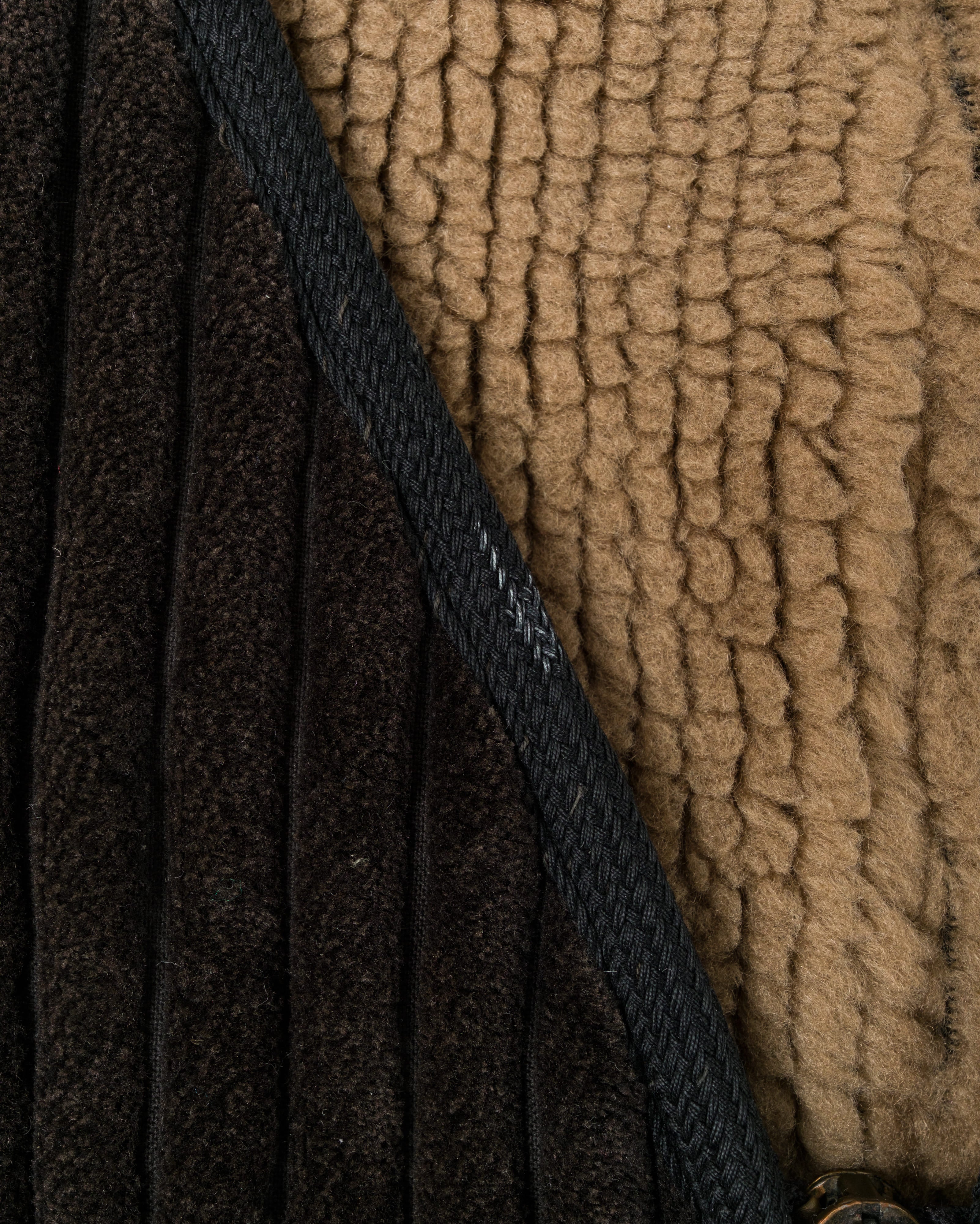 【~90's】Old EMPORIO ARMANI Pile Lined Heavy Corduroy Zip Up Vest Size.52