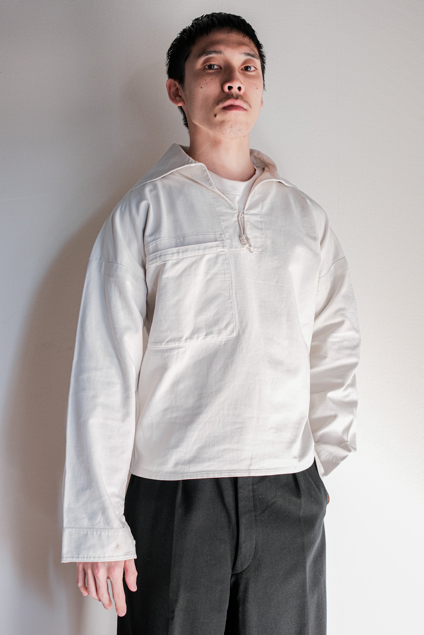 【~40's】German Navy Cotton Sailor Smock Size.2 "Kriegsmarine"