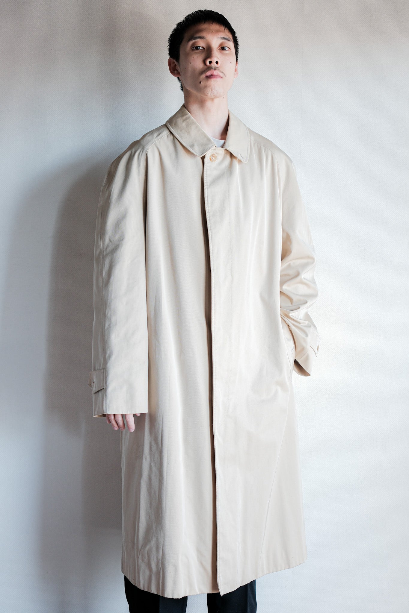 【~90's】Old INVERTERE Raglan Sleeve Balmacaan Coat C100 Size.42R "DE PAZ 別注"