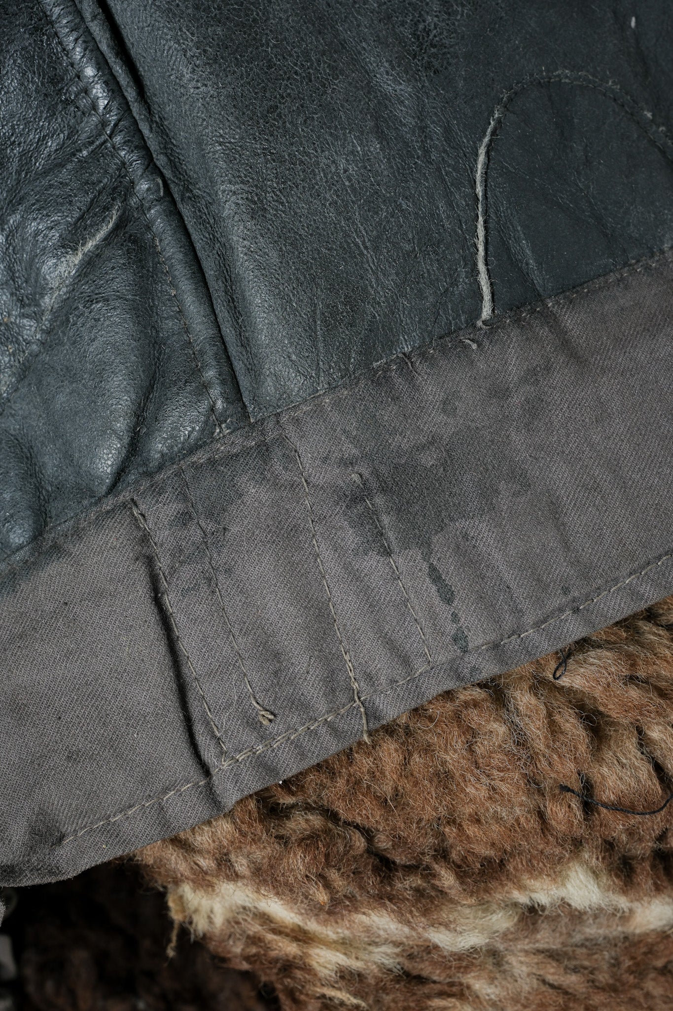 【~40's】WWⅡ German Air Force Winter Flight Jacket "Luftwaffe"