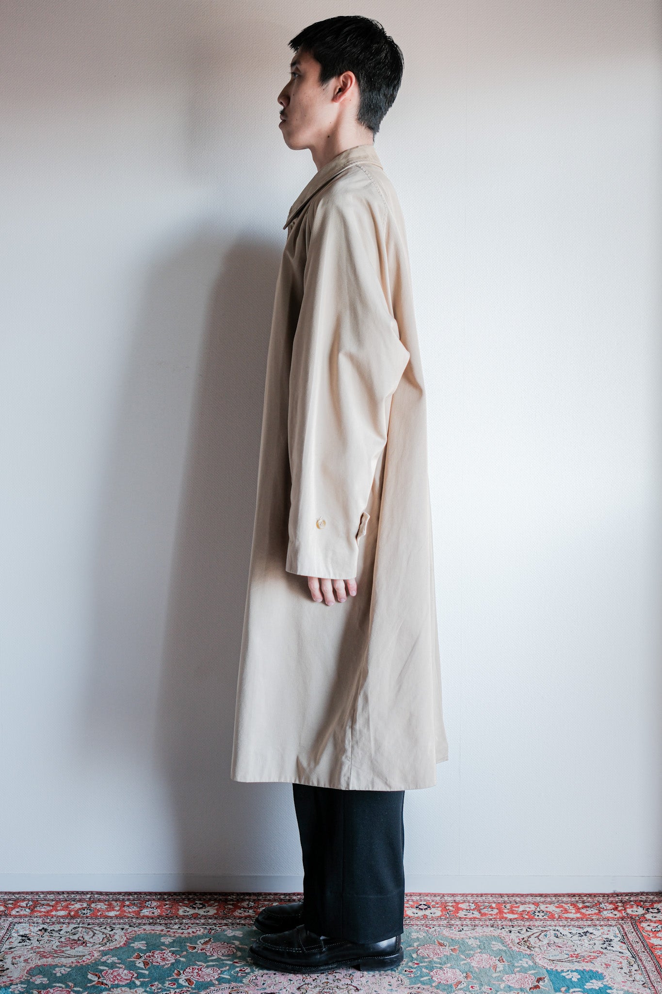 【~80’s】Vintage Grenfell Single Raglan Balmacaan Coat Size.42