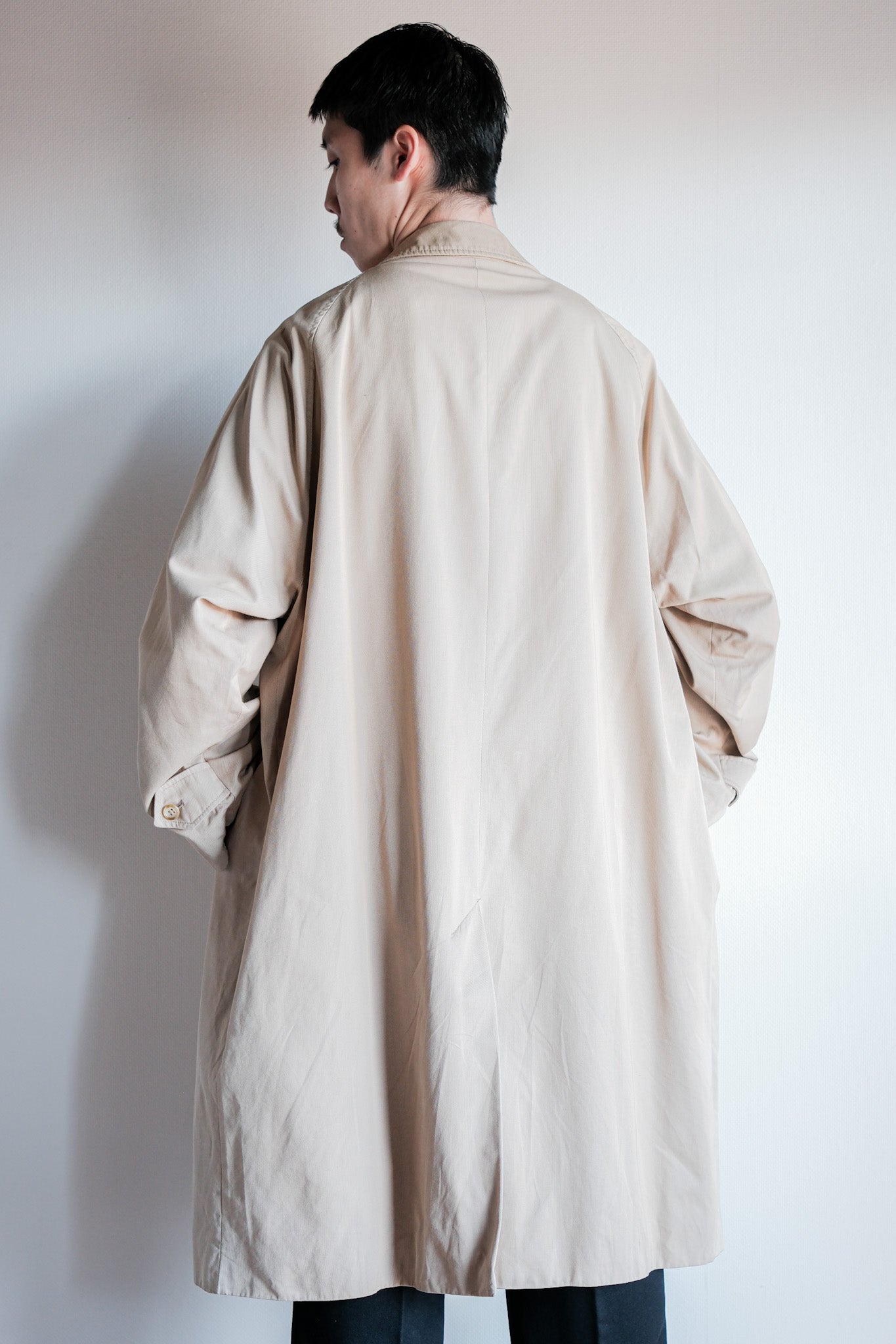 【~80’s】Vintage Grenfell Single Raglan Balmacaan Coat Size.42