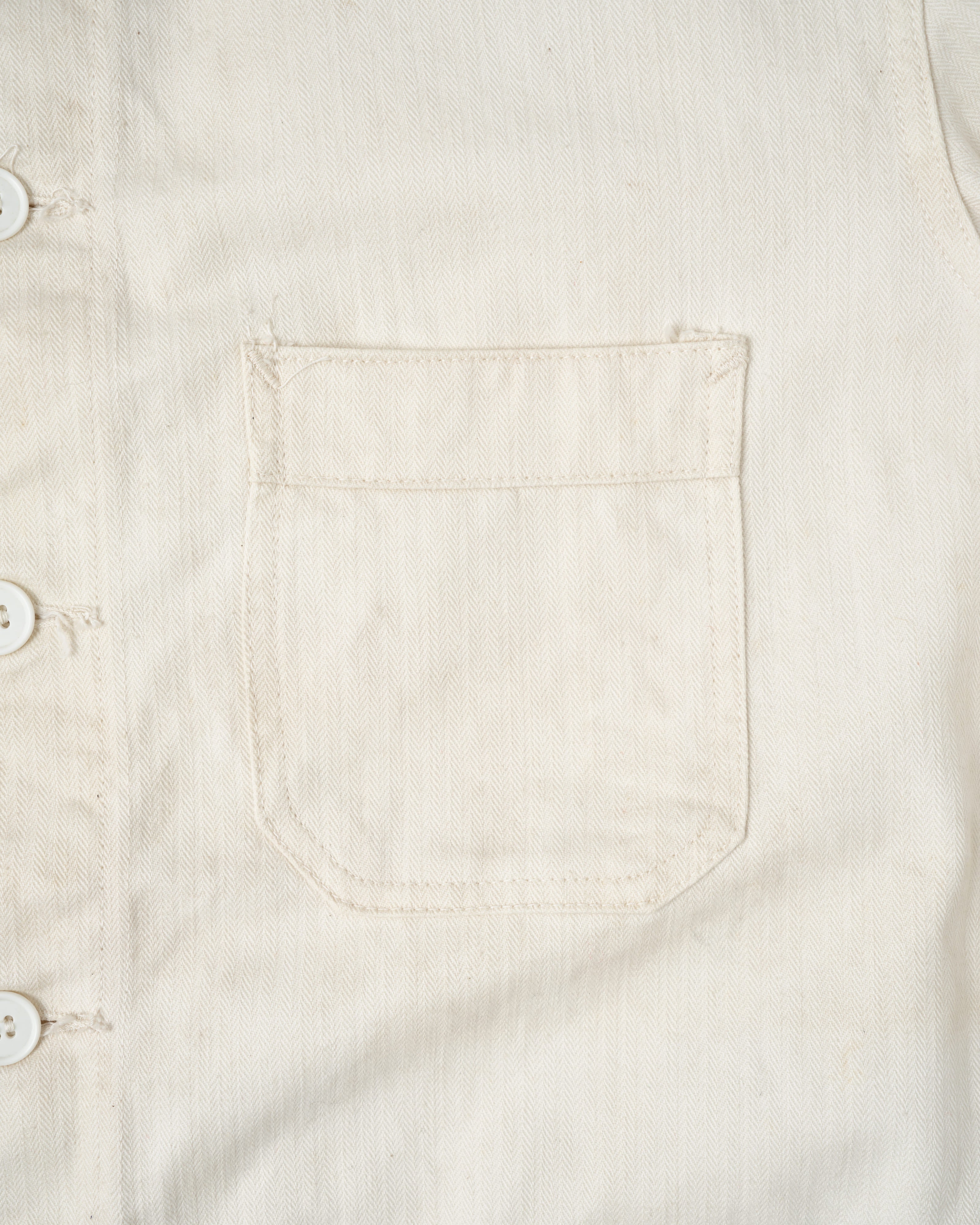 【~50's】French Vintage HBT Cotton Work Jacket "Vulcain"