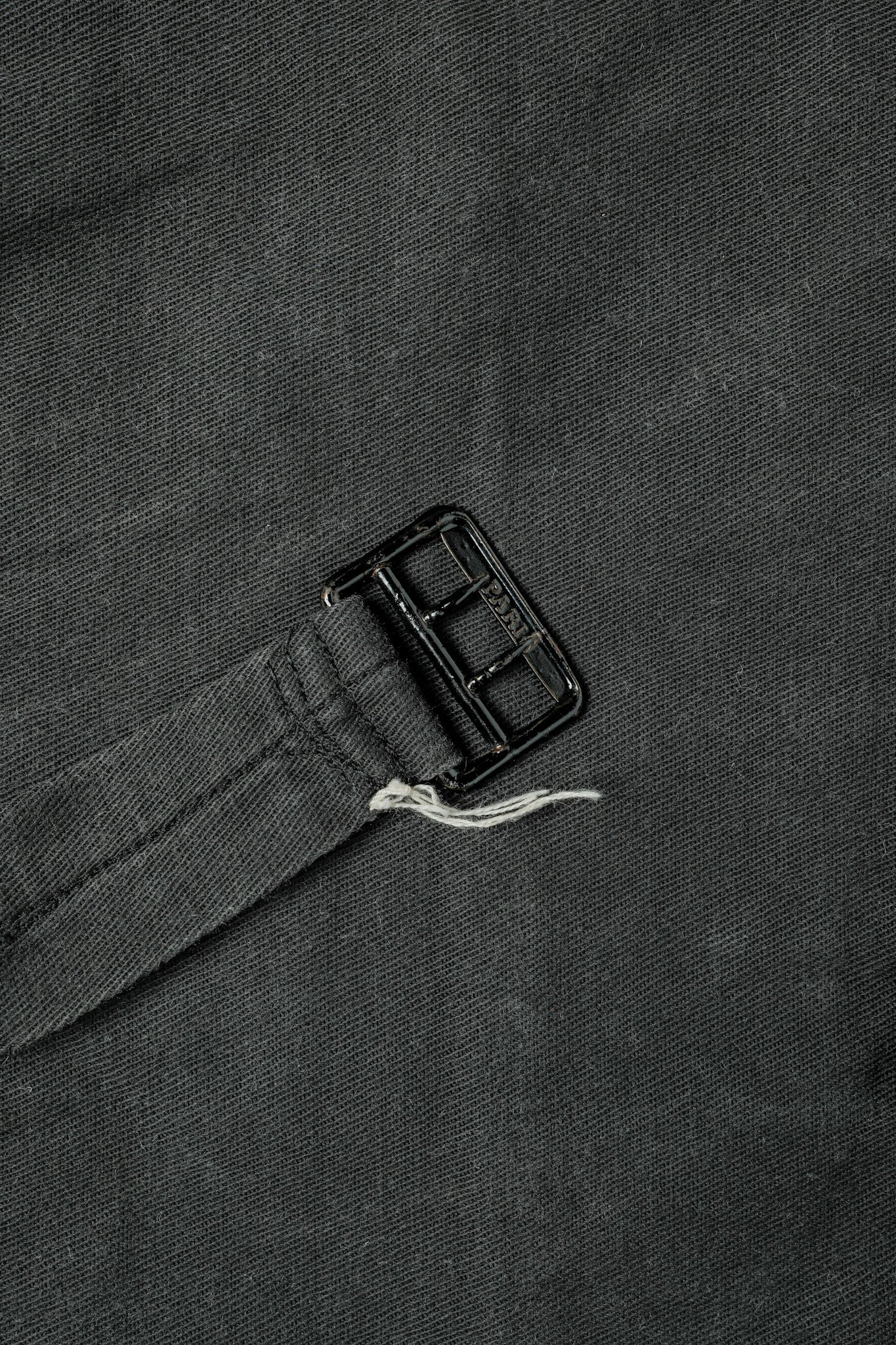 【~40's】French Vintage Black Corduroy Work Gilet "Adolphe Lafont"