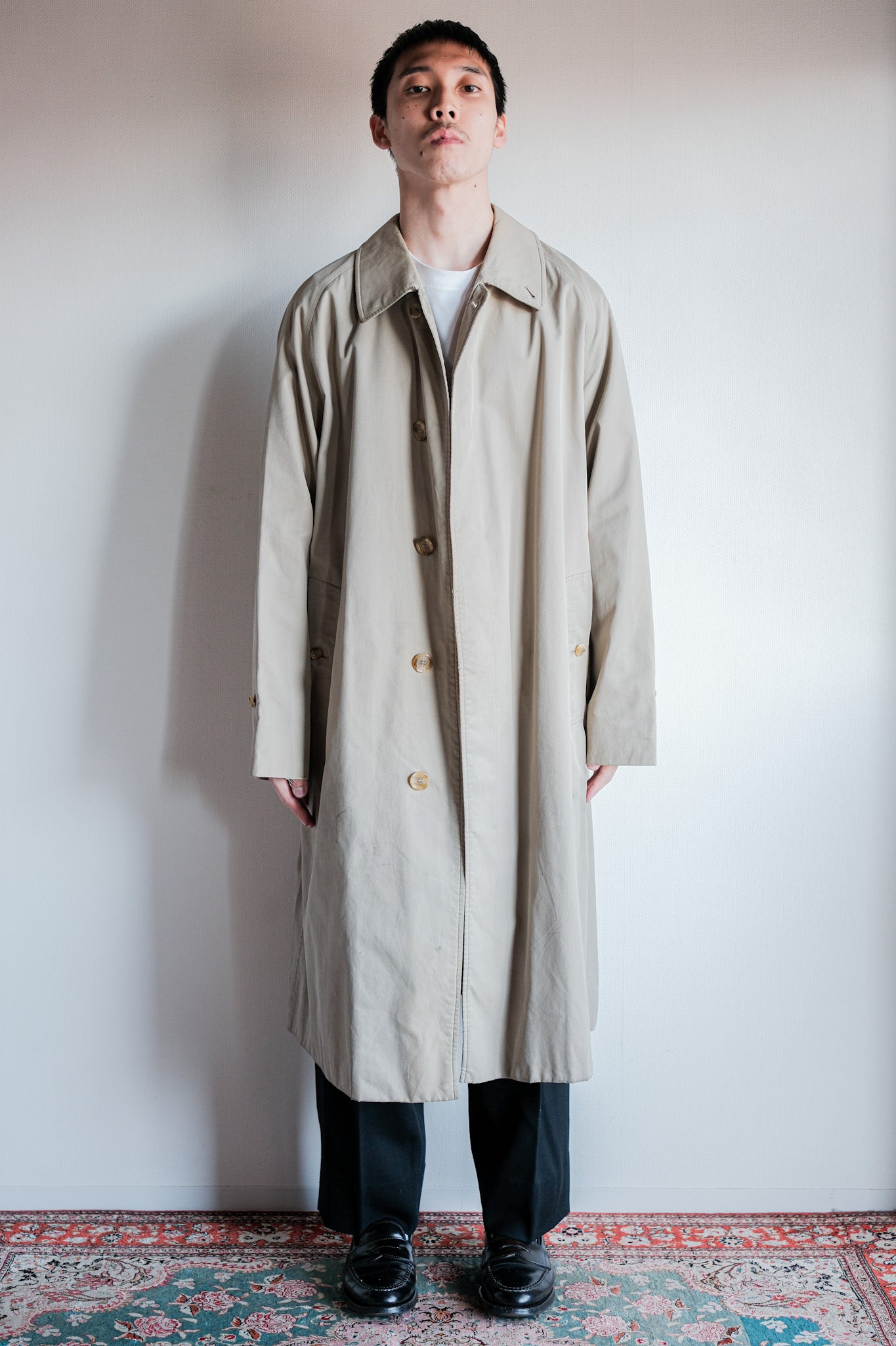 【~80's】Vintage Burberrys Single Raglan Balmacaan Coat C100 Size.48REG "AL DUCA D'AOSTA 別注"