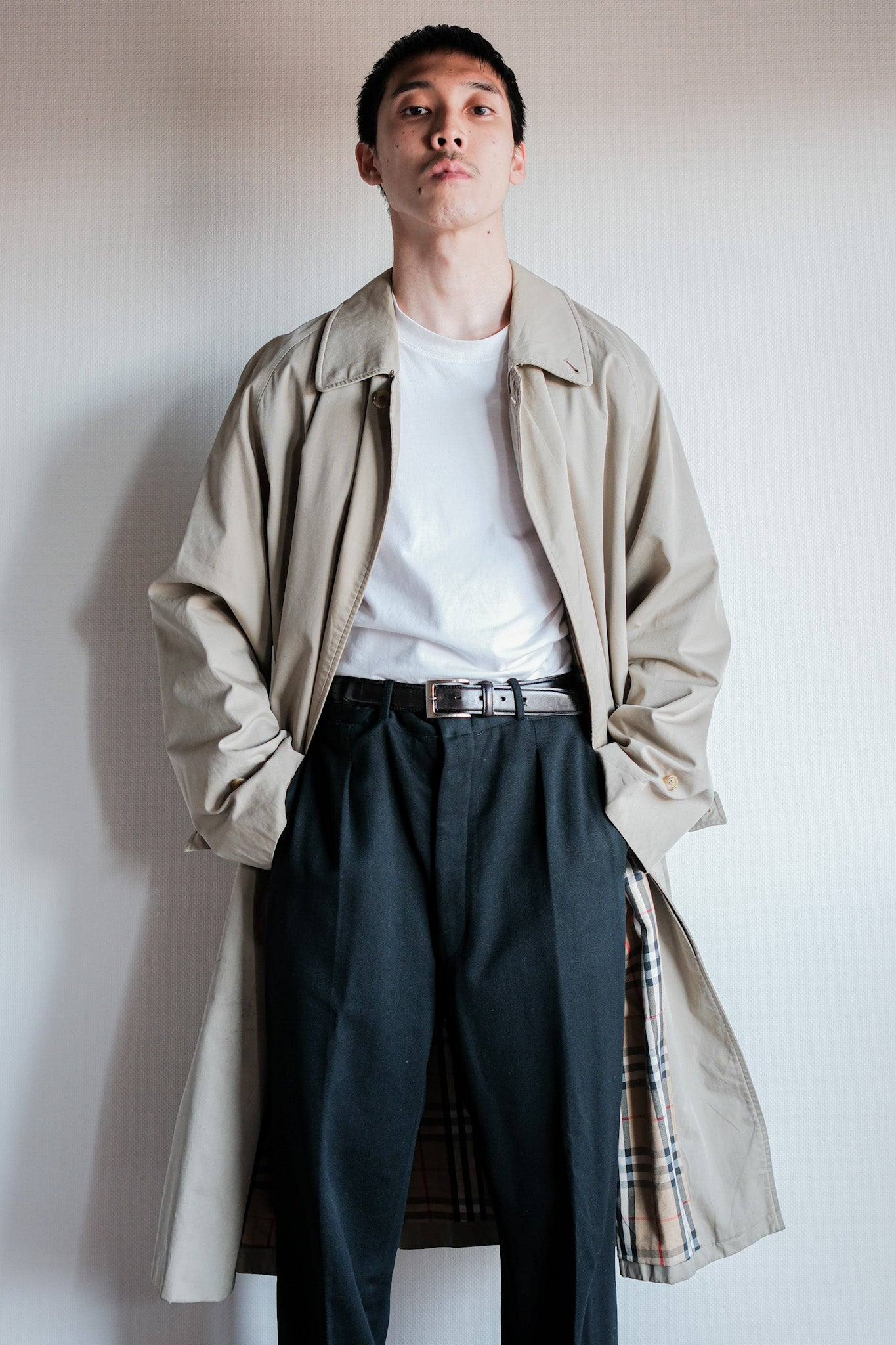 【~80's】Vintage Burberrys Single Raglan Balmacaan Coat C100 Size.48REG "AL DUCA D'AOSTA 別注"