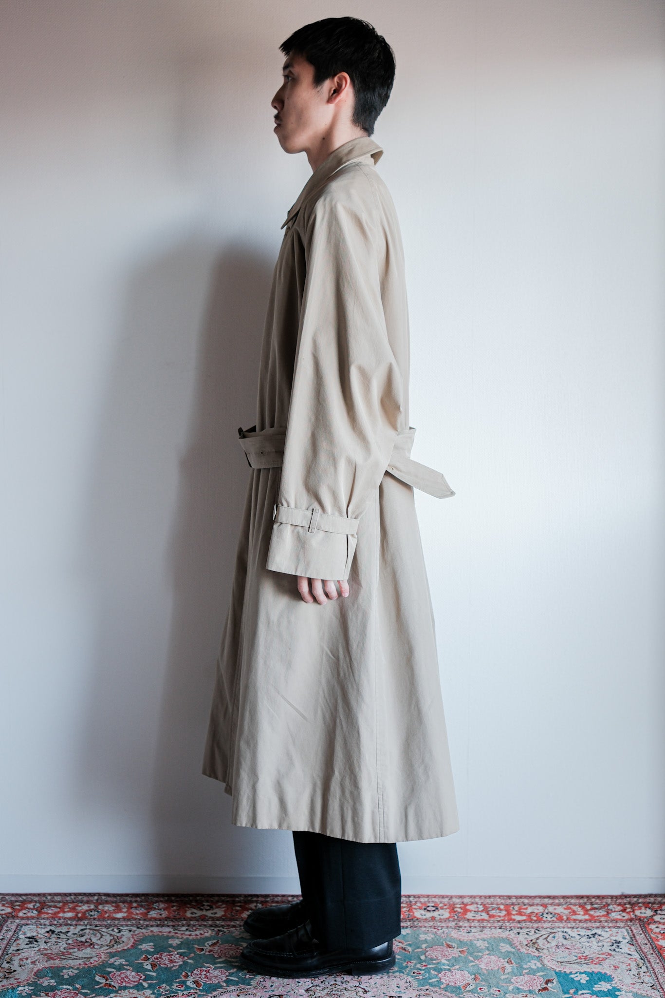 【~80's】Vintage Burberrys Single Raglan Rider Coat C100 Size.50R