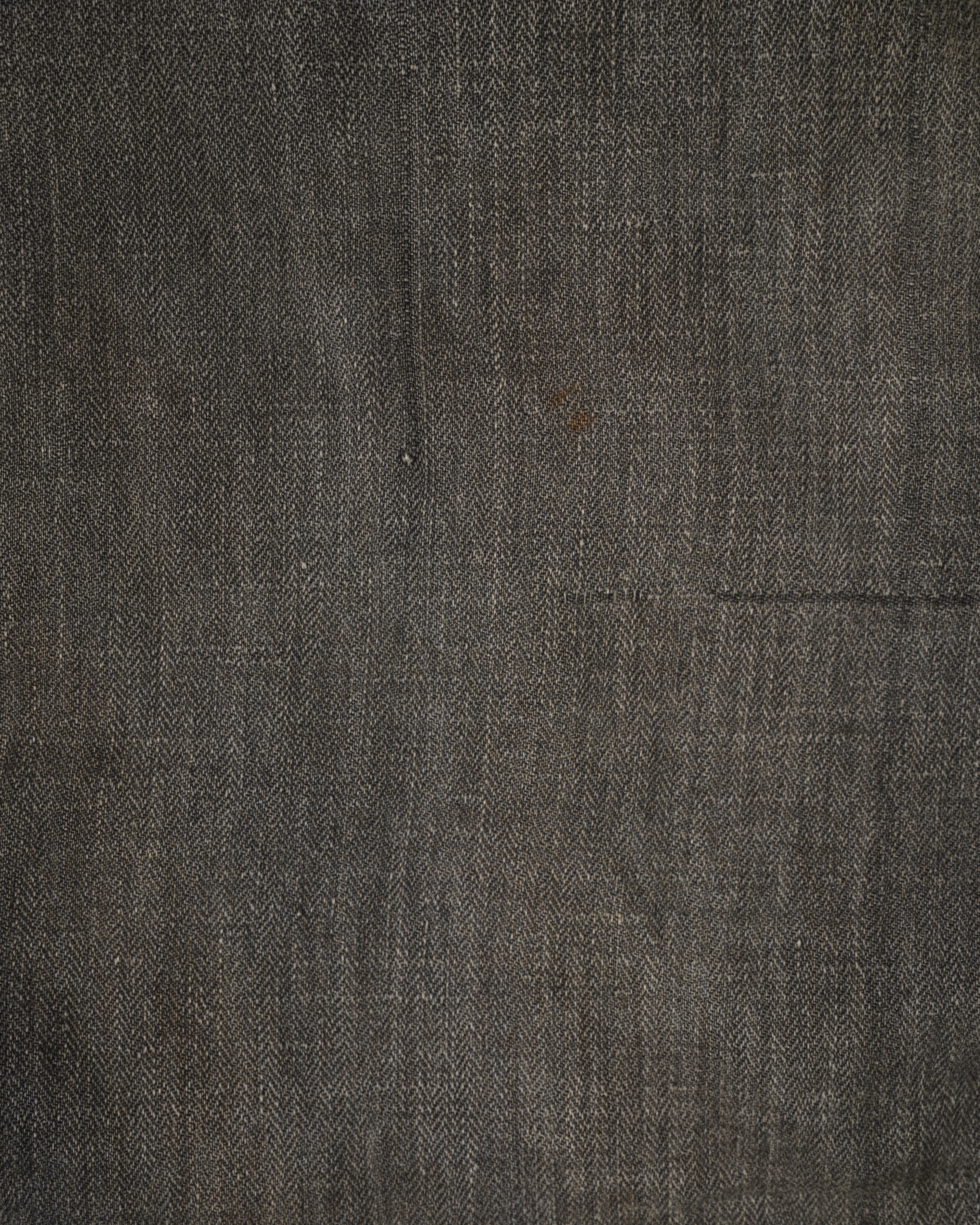 【~30's】German Air Force Gray Drillich HBT Linen Work Trousers "Unusual Color" "Luftwaffe"