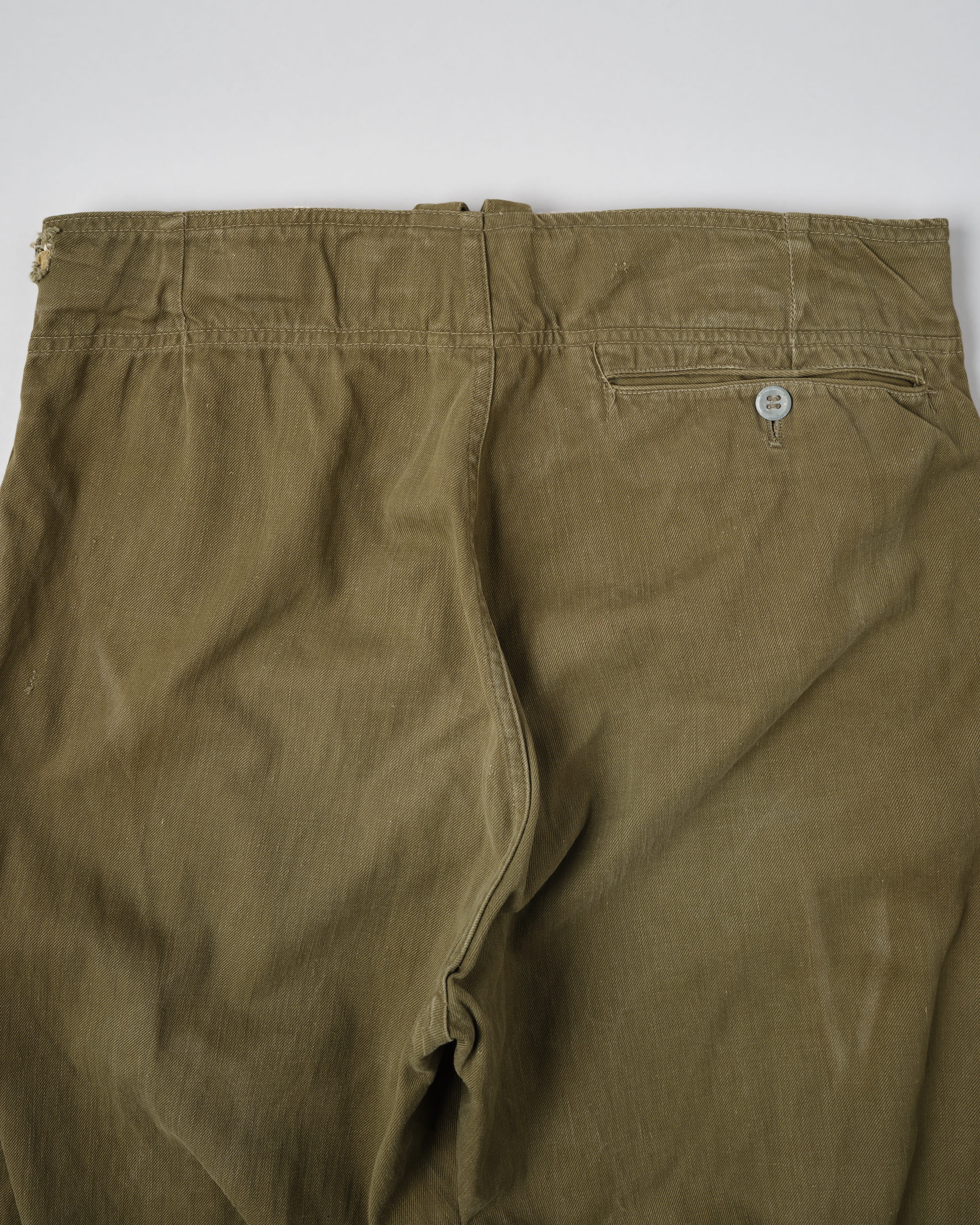 【~40's】WWII German Army Tropical Field Trousers "Wehrmacht"