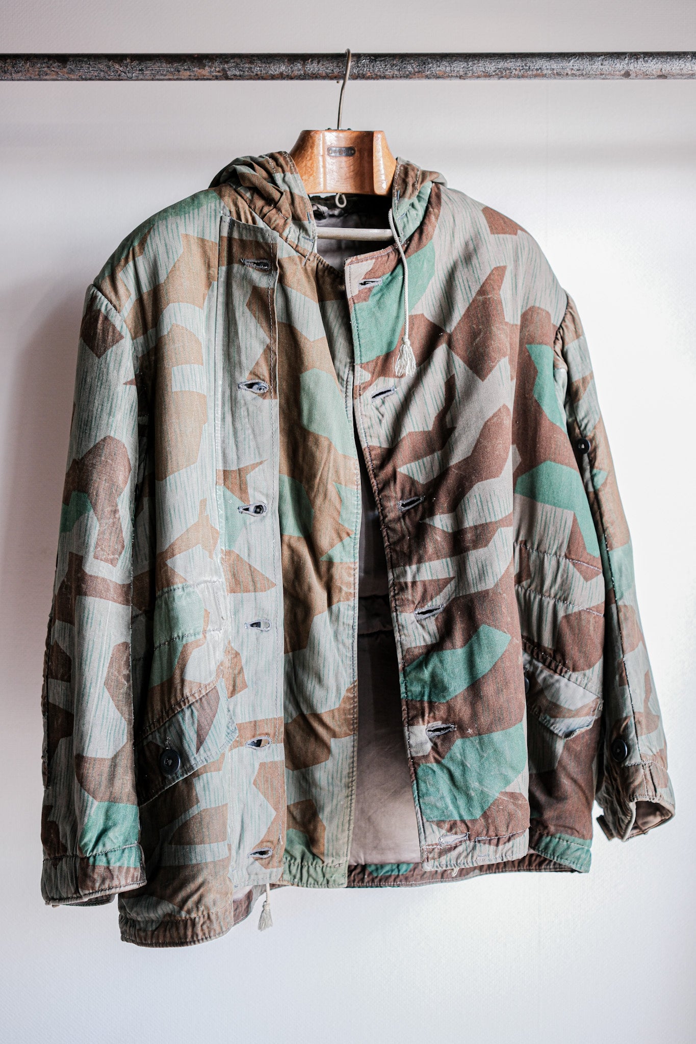 【~40's】WWⅡ German Army Splinter Camouflage 43 Pattern Winter Parka